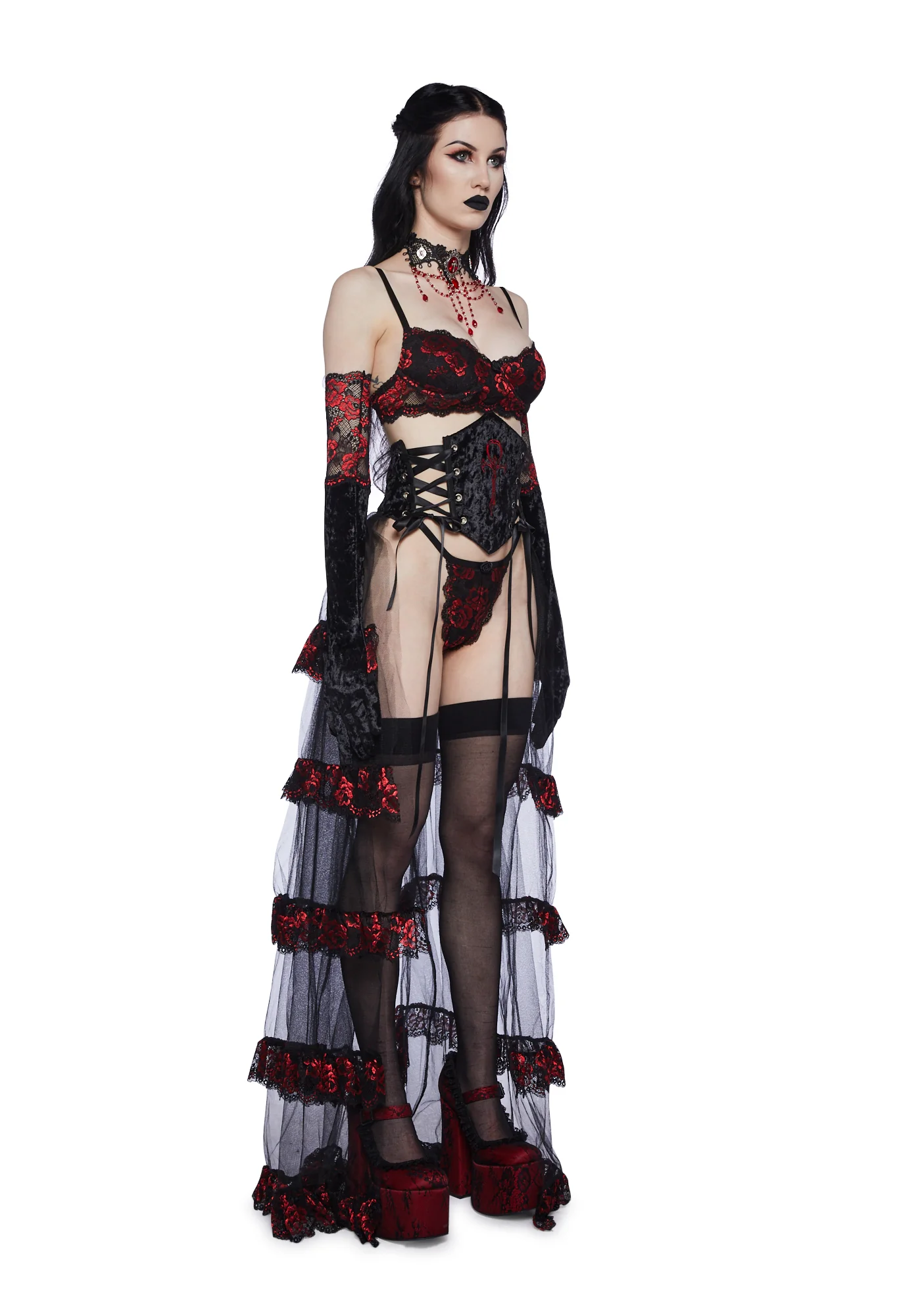 Gothic Fires Waist Cincher Set - Image 3