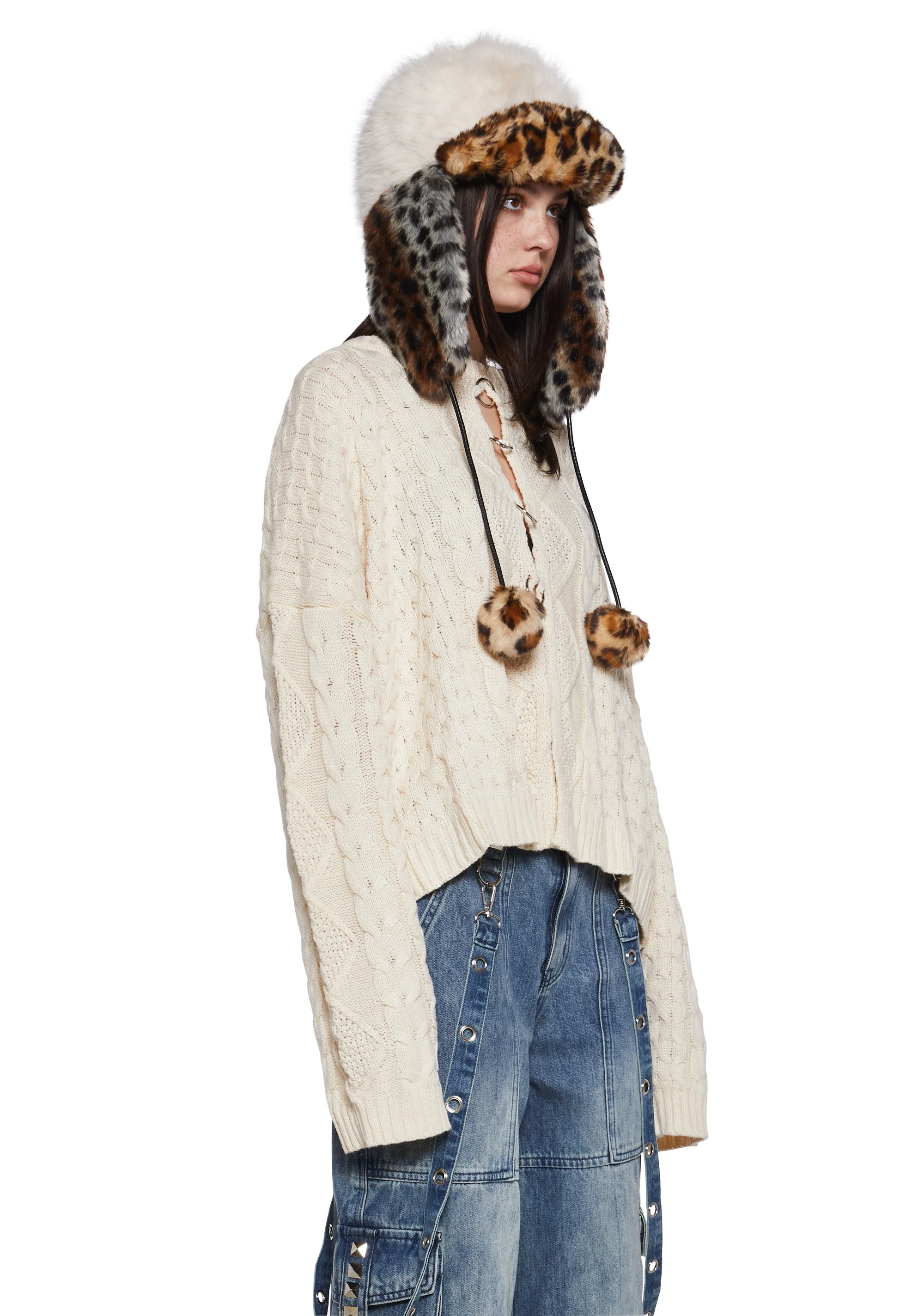 Dimension Split Front Sweater - Image 3
