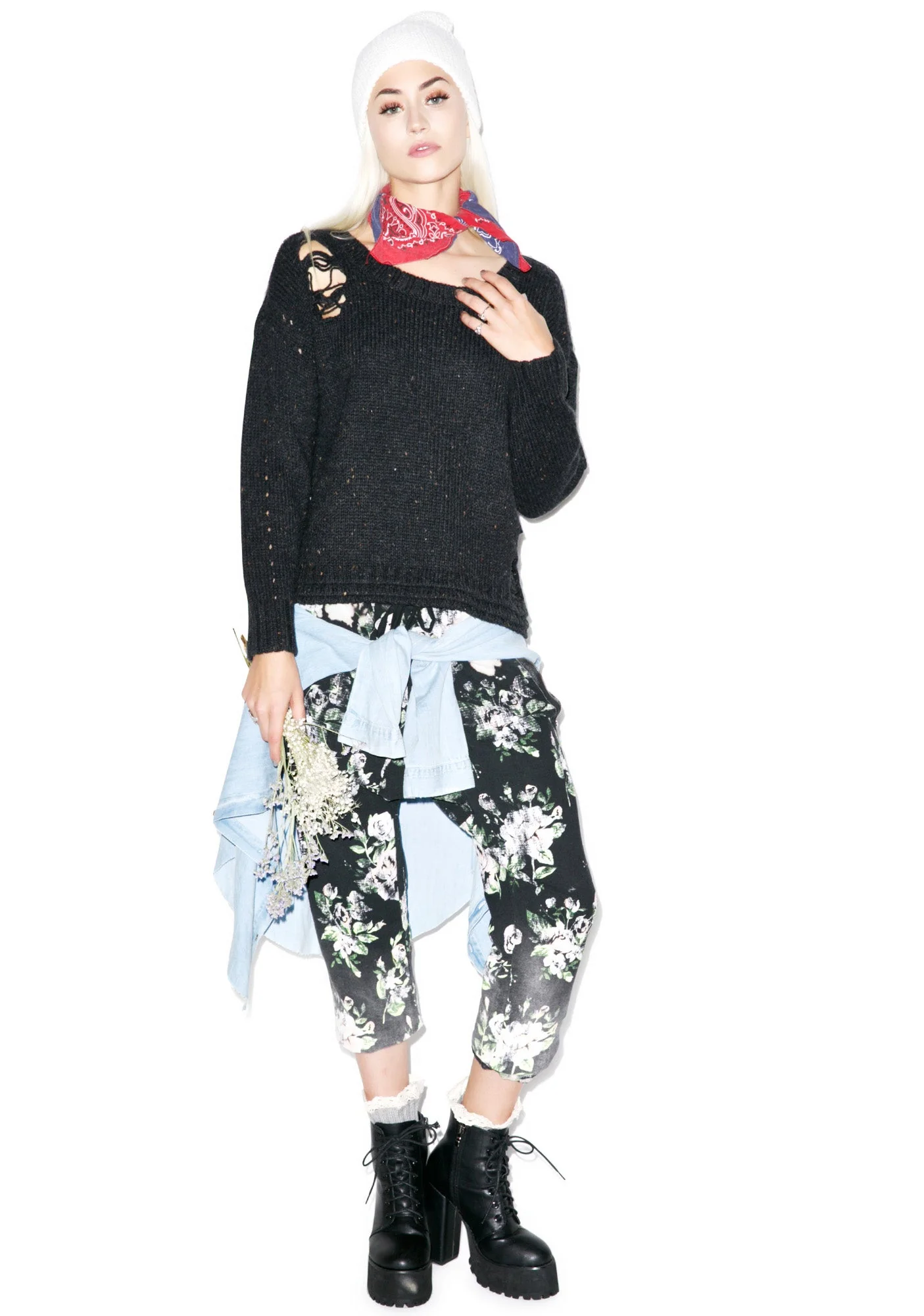 Dinner Party Sweater - White - Image 2
