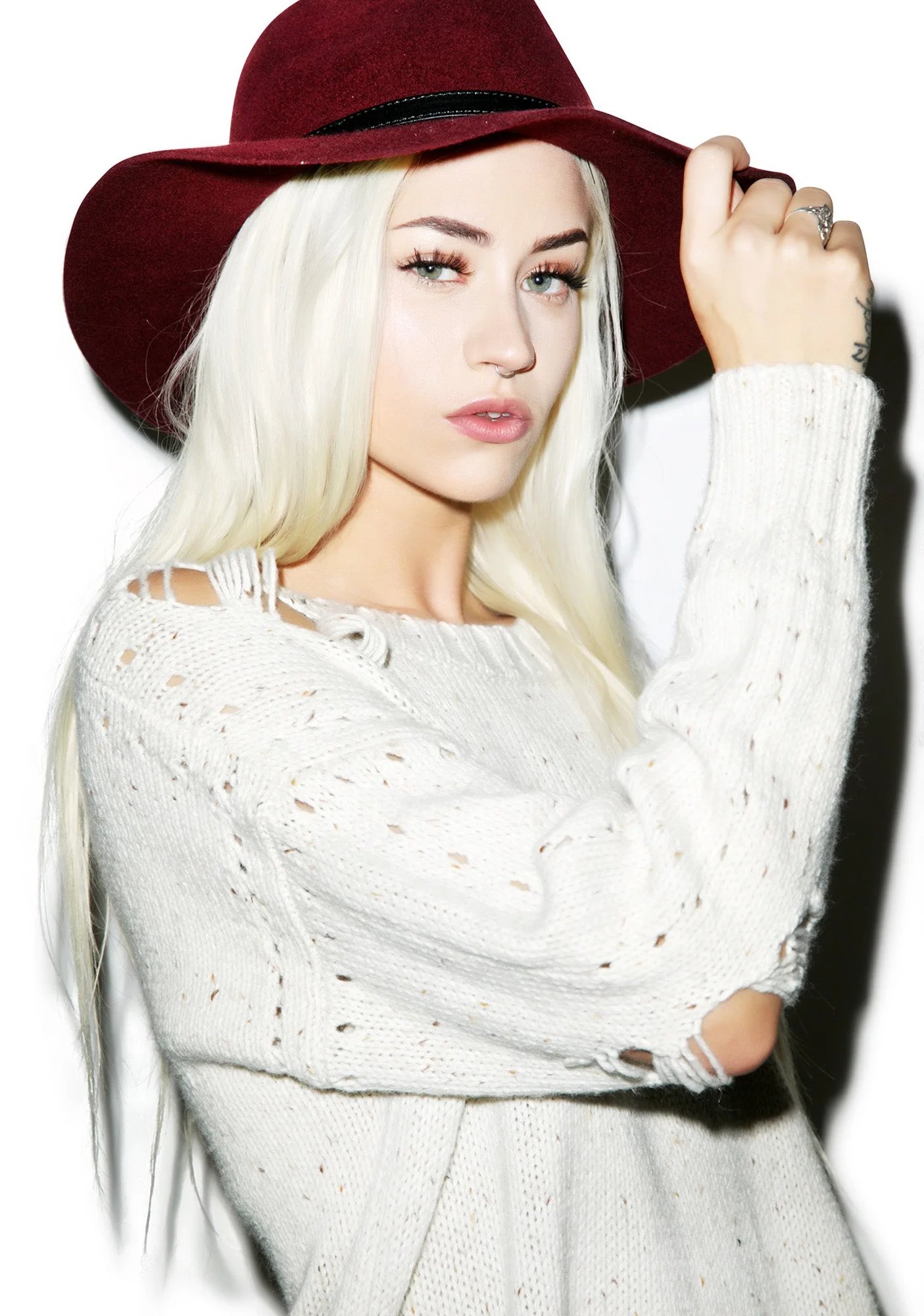 Dinner Party Sweater - White - Image 3