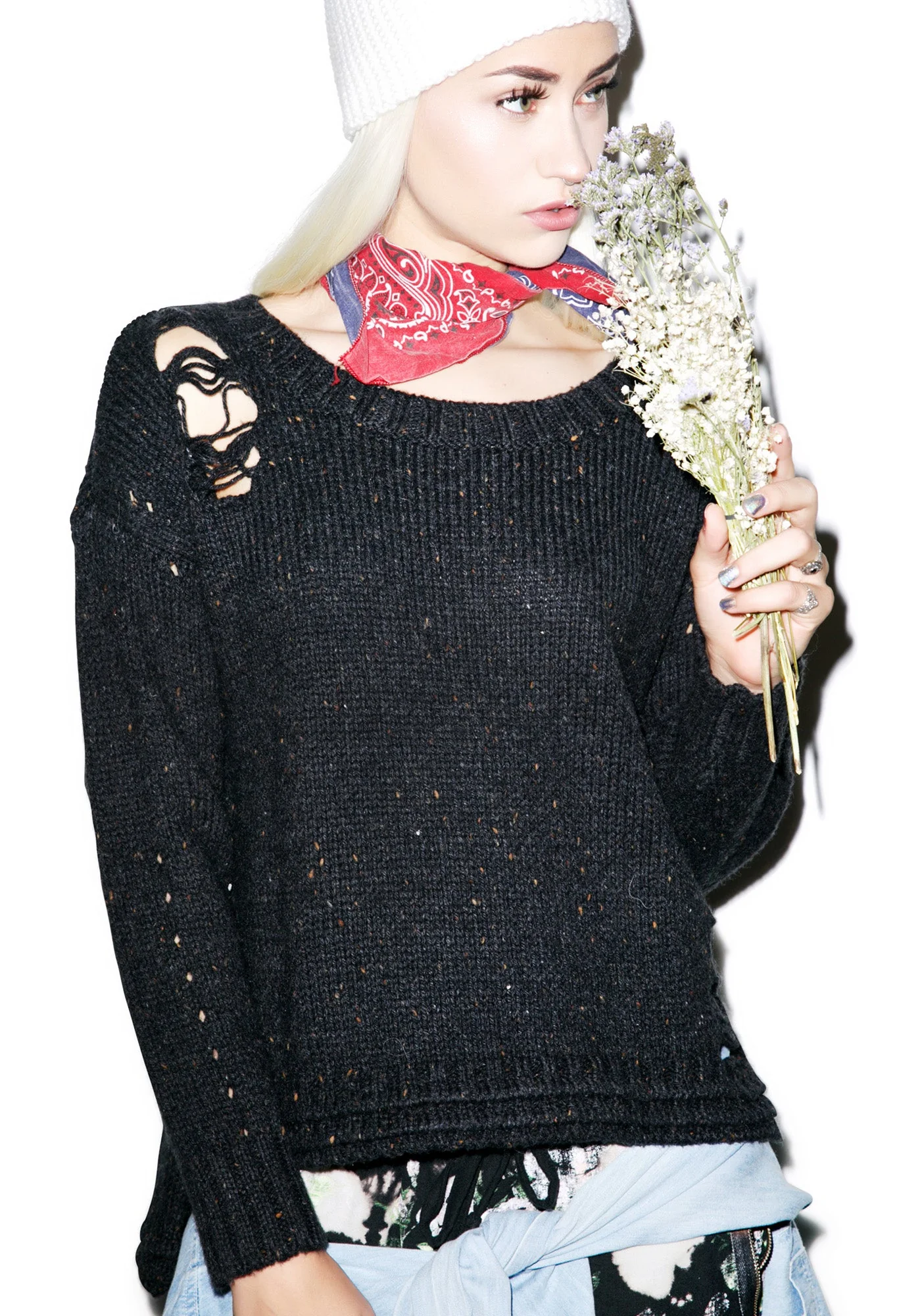 Dinner Party Sweater - White - Image 6