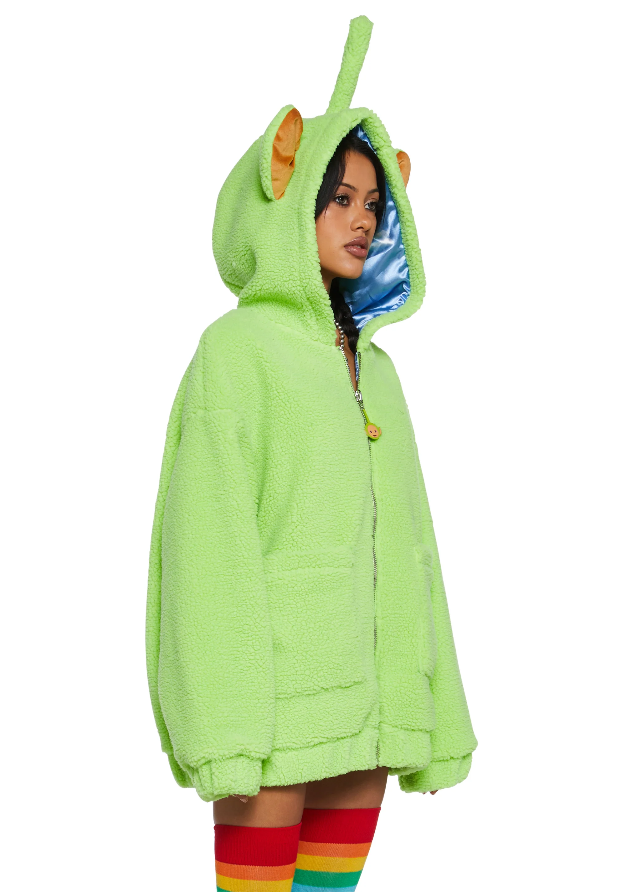 Dipsy Hooded Sherpa Jacket - Image 3