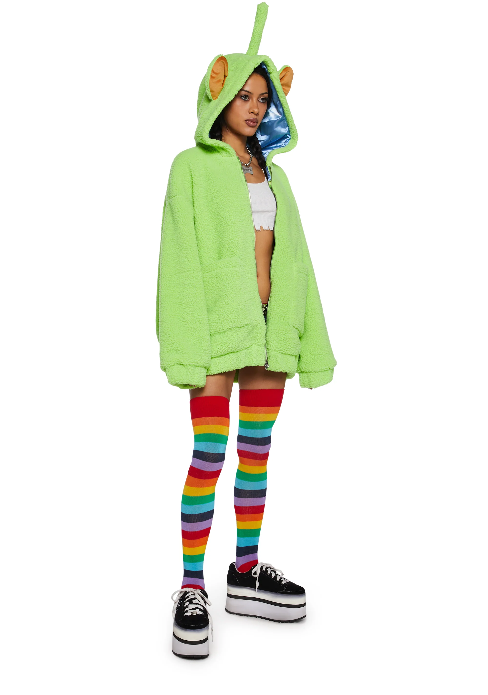 Dipsy Hooded Sherpa Jacket - Image 5