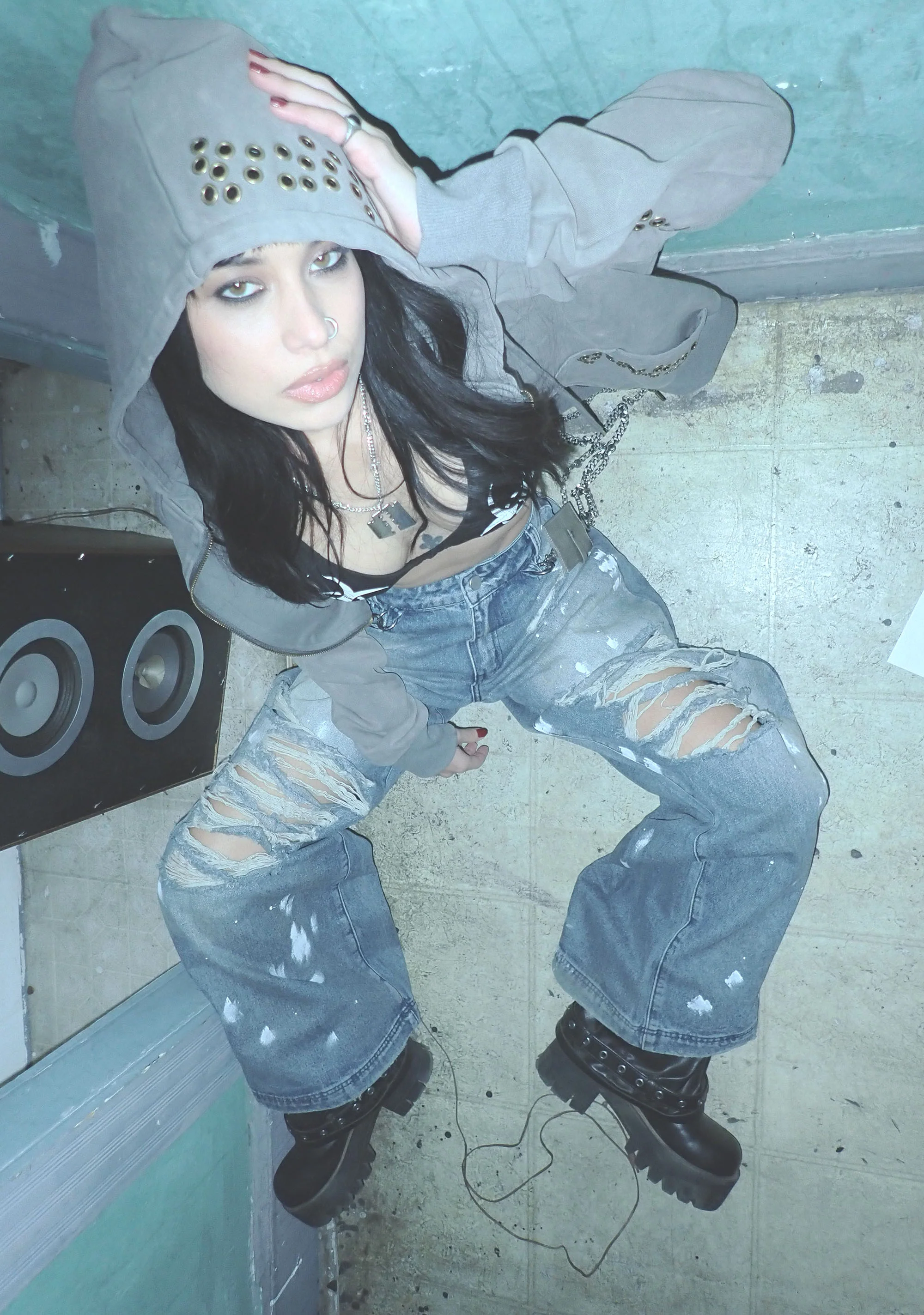 Dirty Daylight Crop Hoodie - Image 9