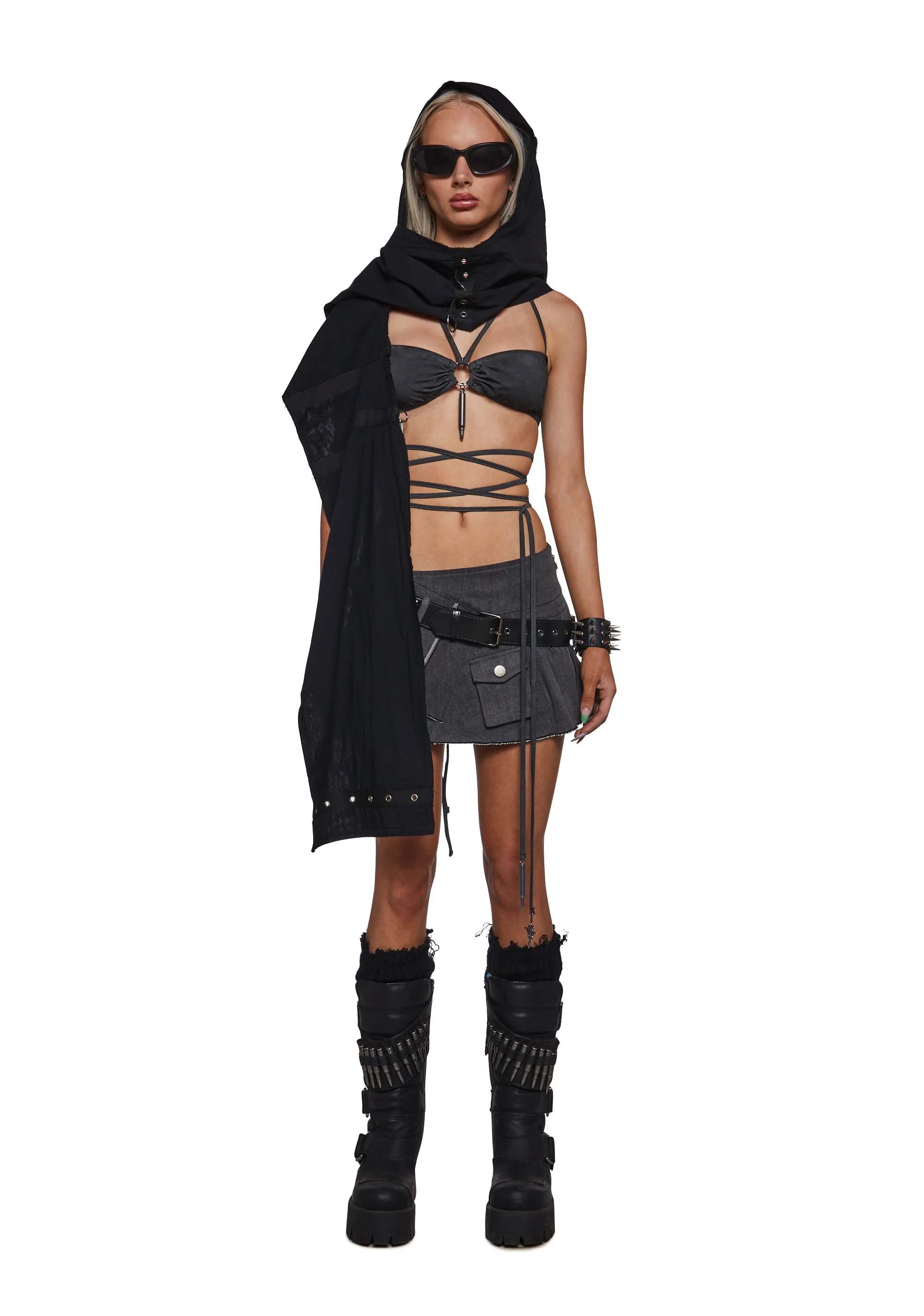 Outro Wrap Bra With Bullet Accent - Image 2