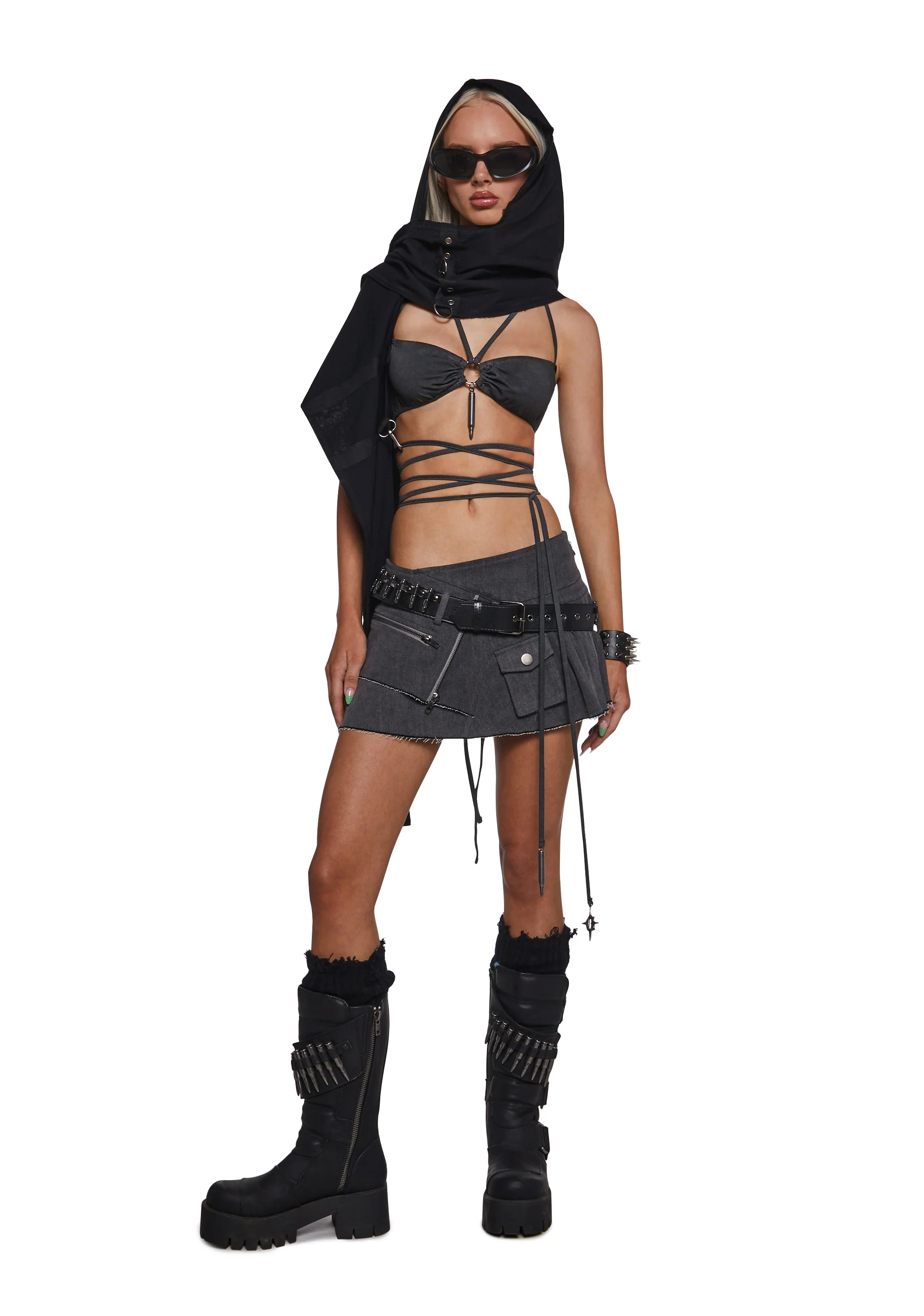 Outro Wrap Bra With Bullet Accent - Image 8