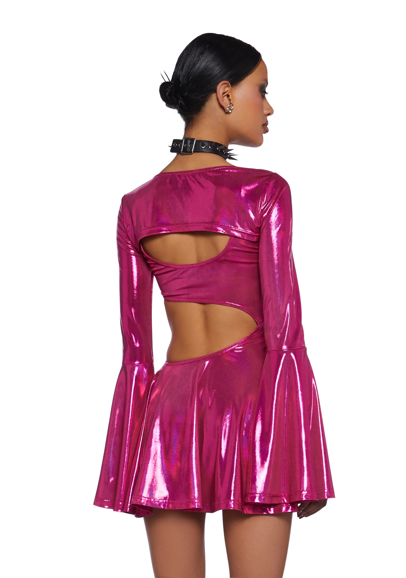 Disco Dazzler Mini Dress And Shrug Set - Image 4