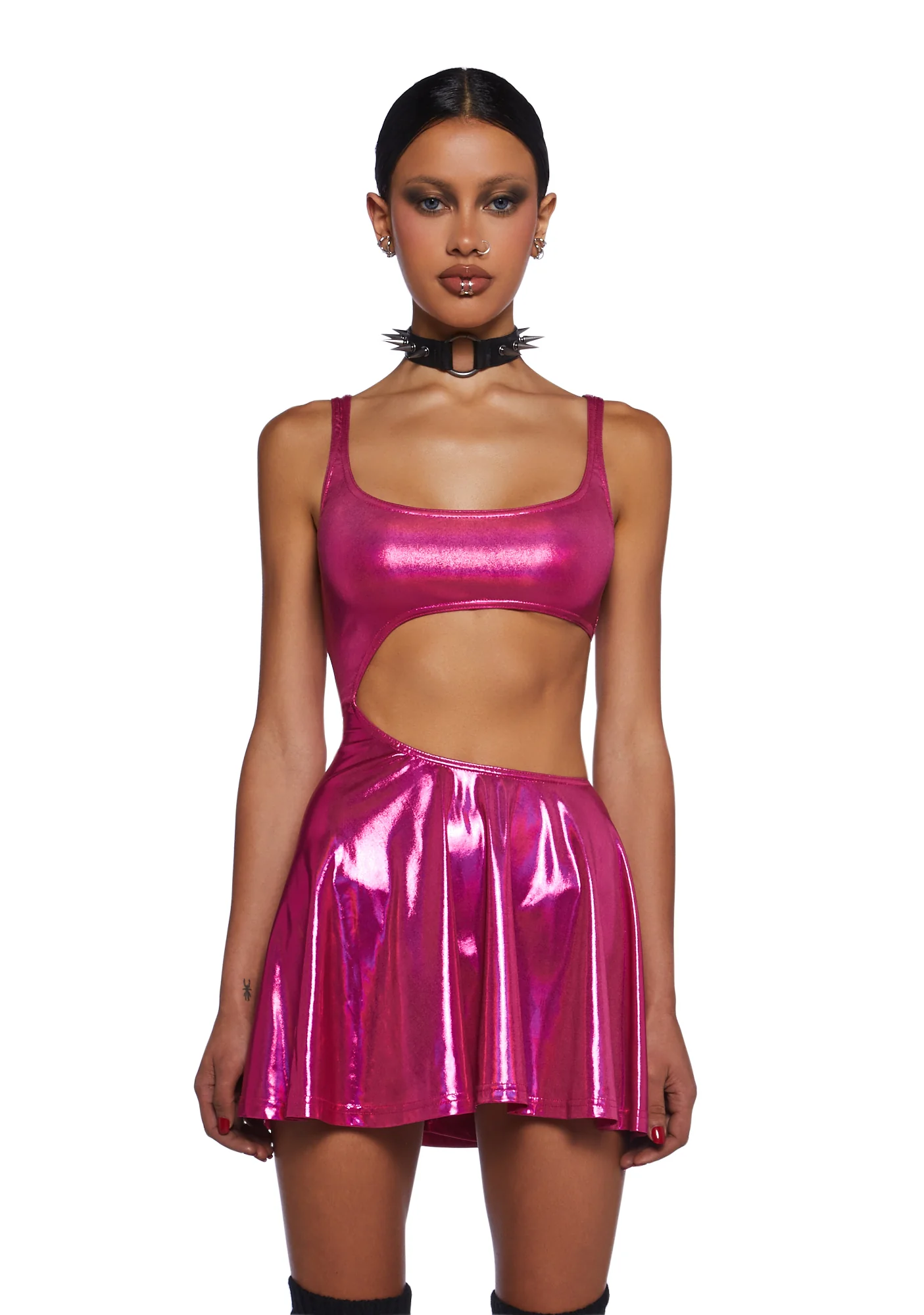 Disco Dazzler Mini Dress And Shrug Set - Image 5