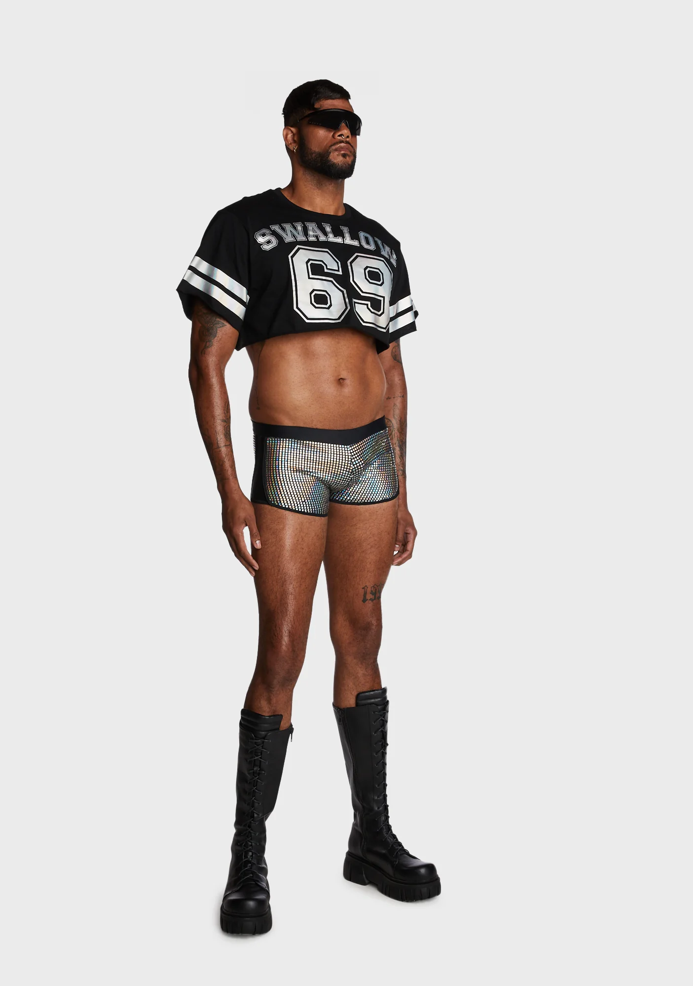 Disco Time Mens Booty Shorts - Image 5