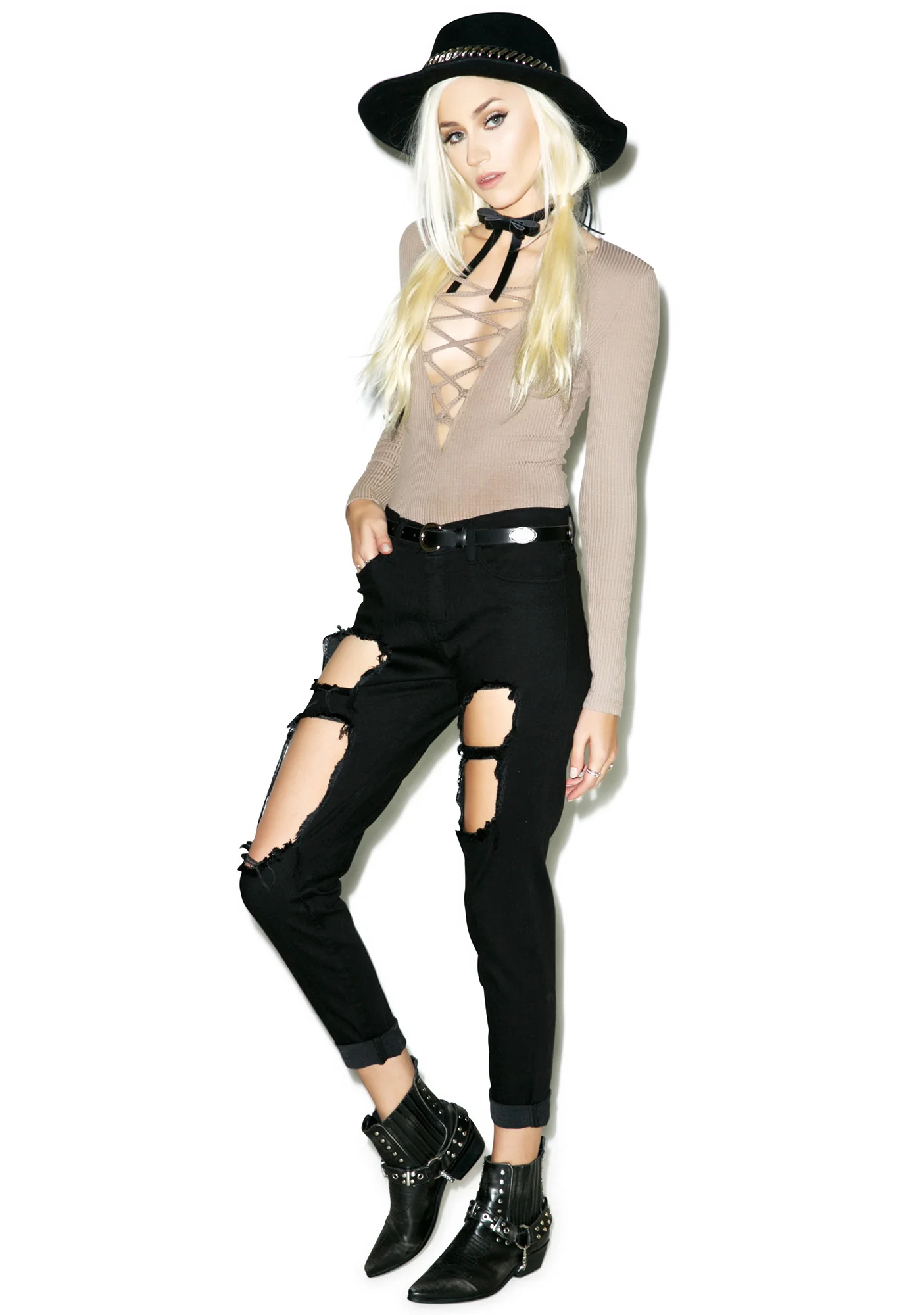 Distressed Nomi Jeans - Image 3