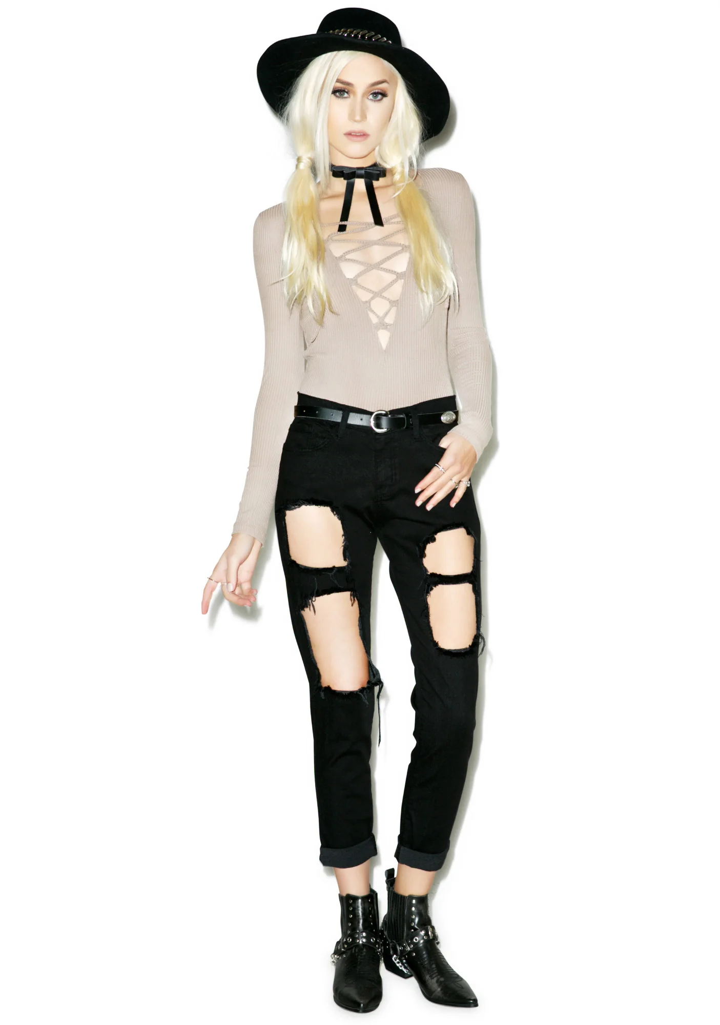 Distressed Nomi Jeans - Image 4