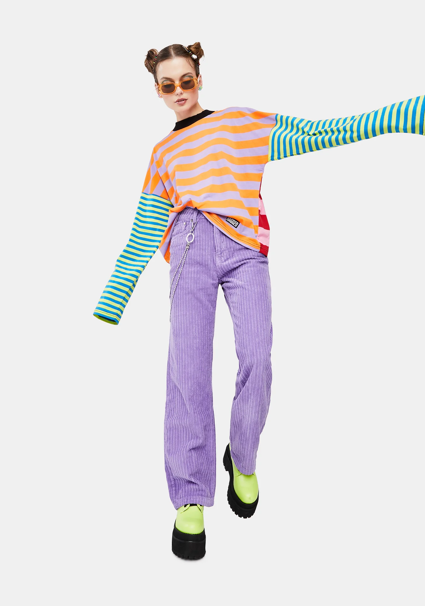 Dive Striped Long Sleeve Tee - Image 3