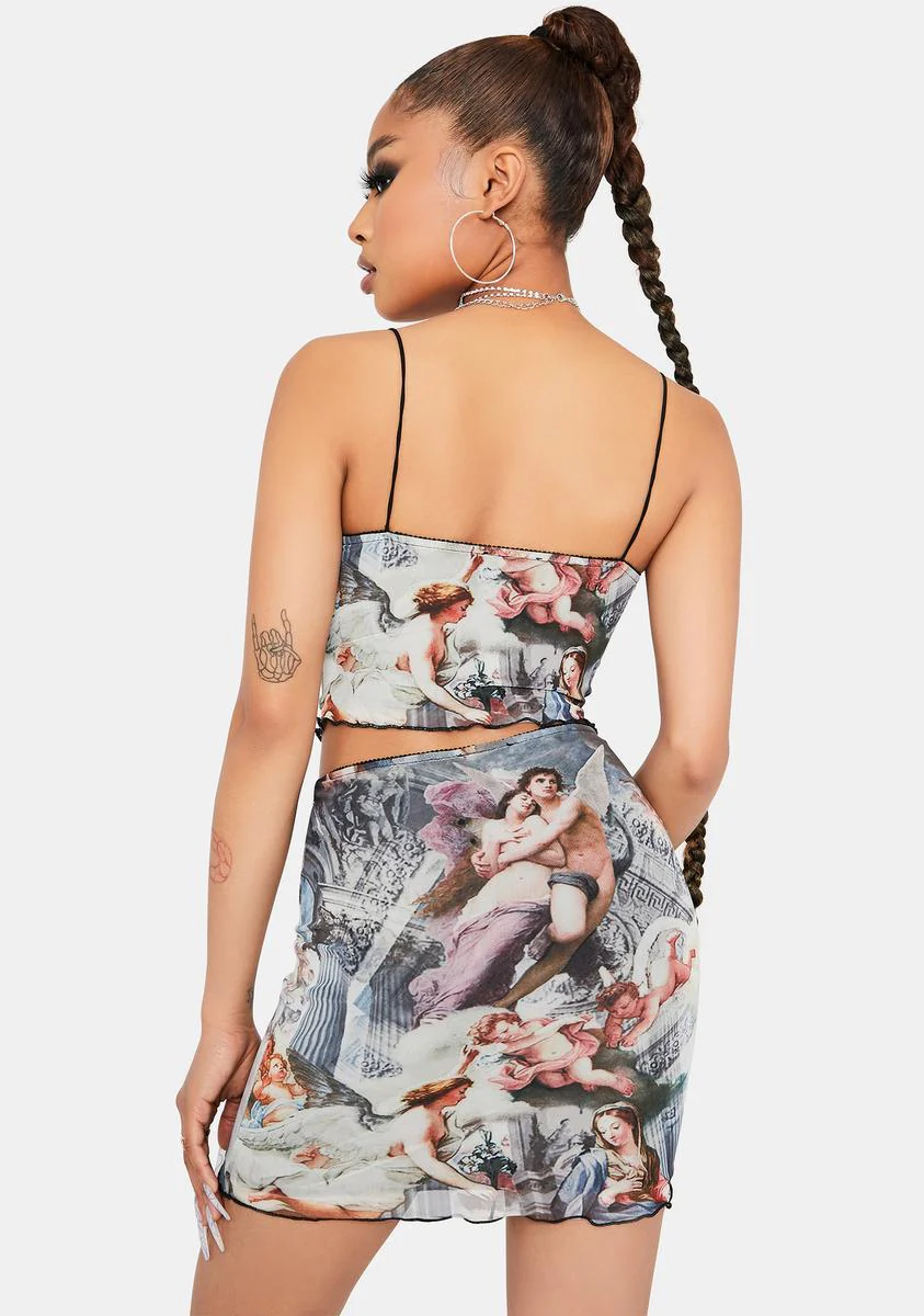 Divine Spirit Mini Skirt - Image 4