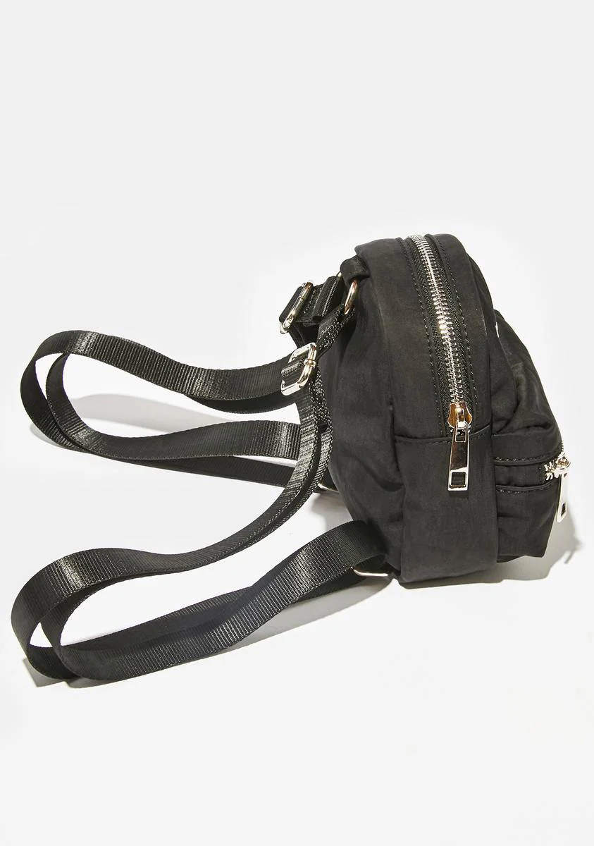 DK Embroidered Mini Backpack - Image 2