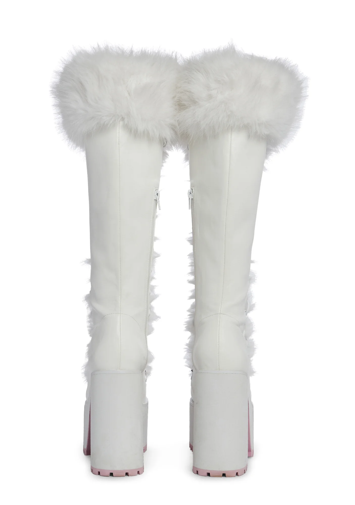 Dollish Delight Platform Boots - White - Image 4