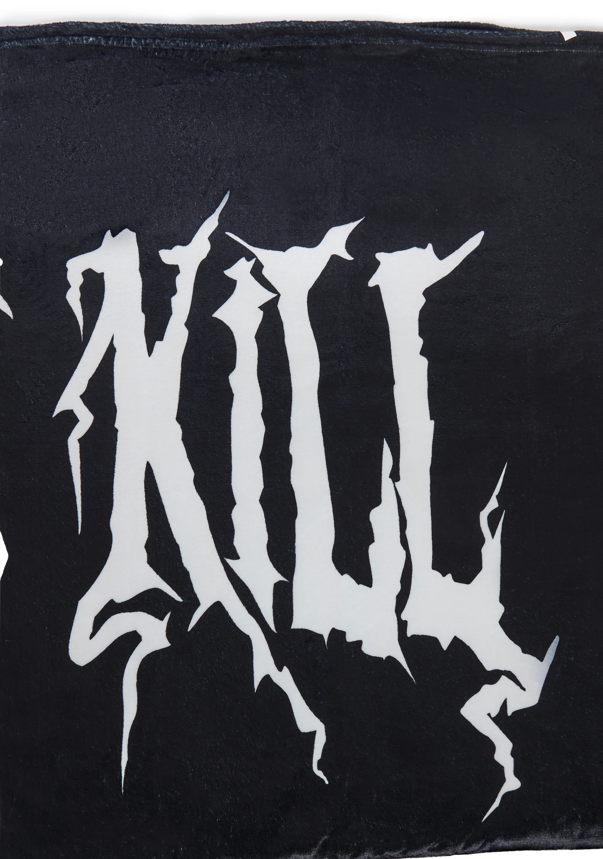 Dolls Kill Logo Blanket - Black - Image 2