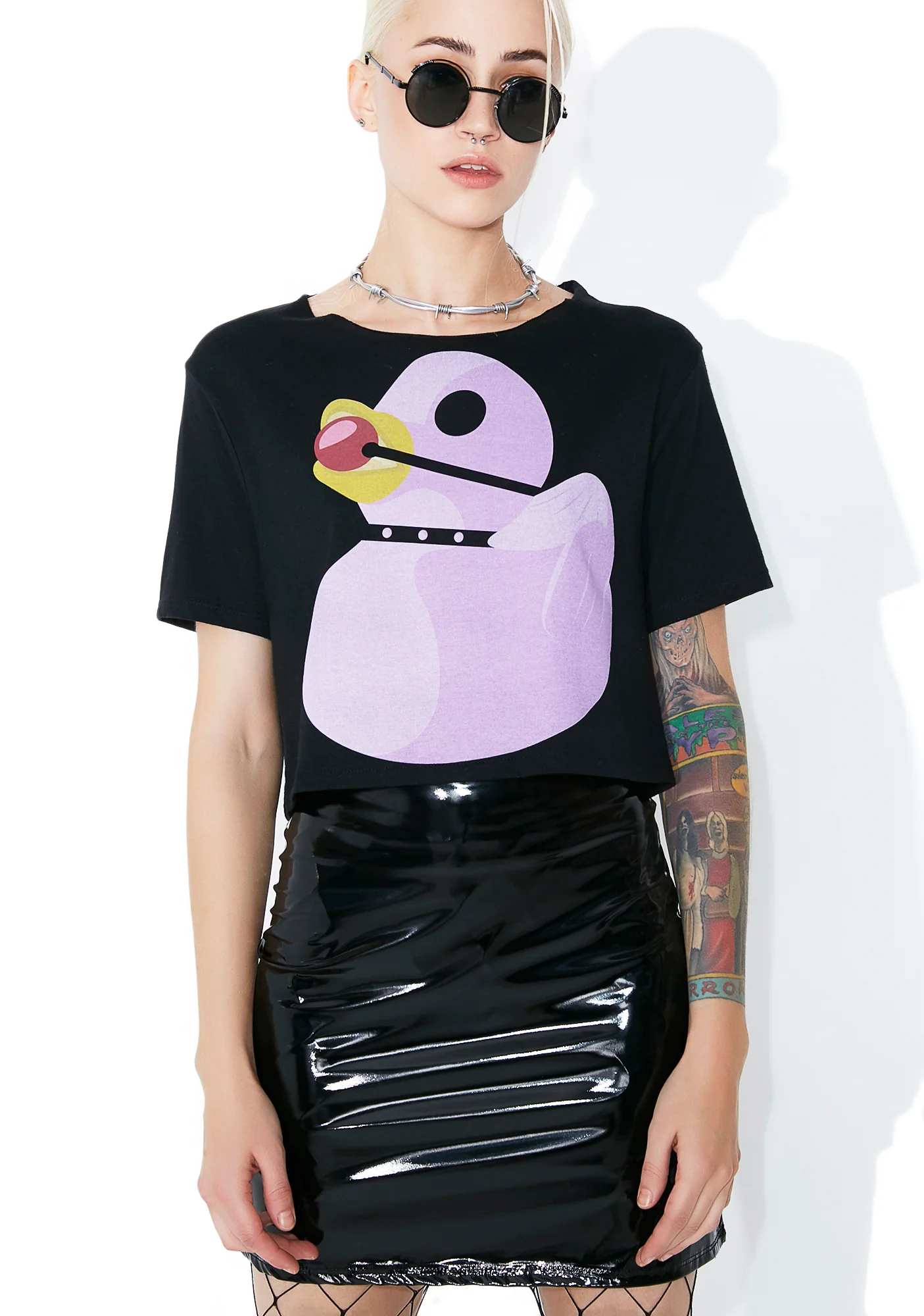 Don't Make A Squeak Crop Top - Image 2