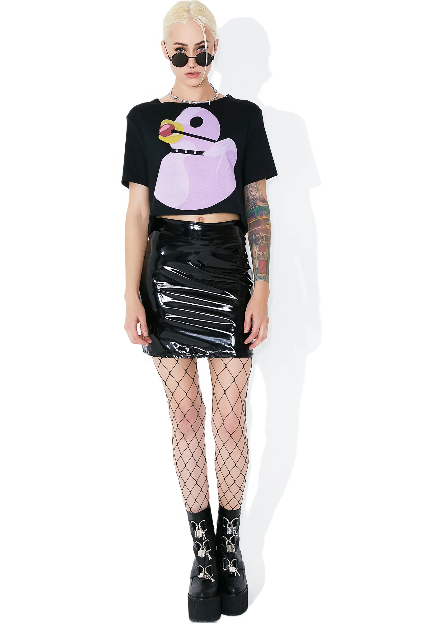 Don't Make A Squeak Crop Top - Image 5