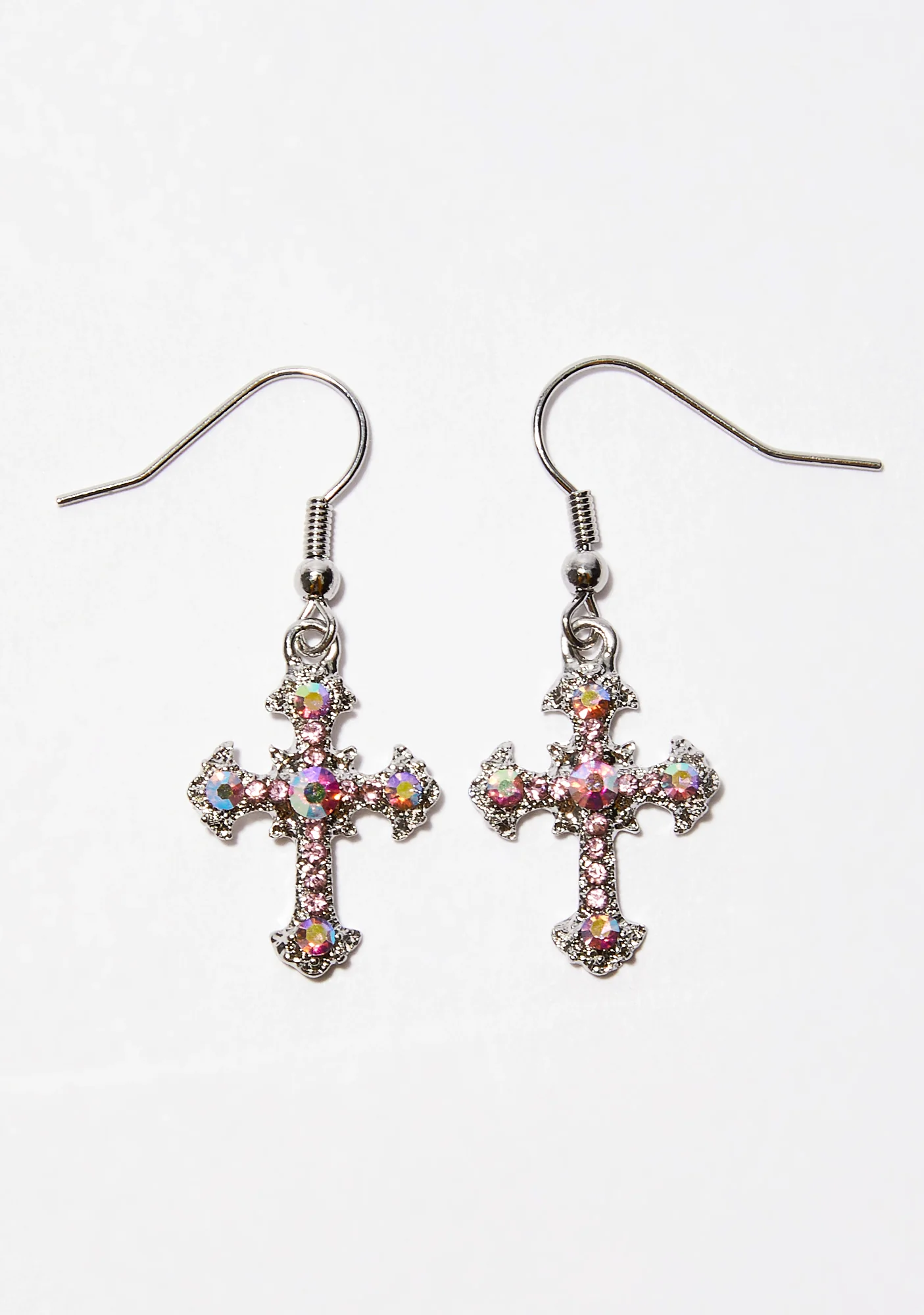 Don't Praise Em' Cross Earrings - Image 2