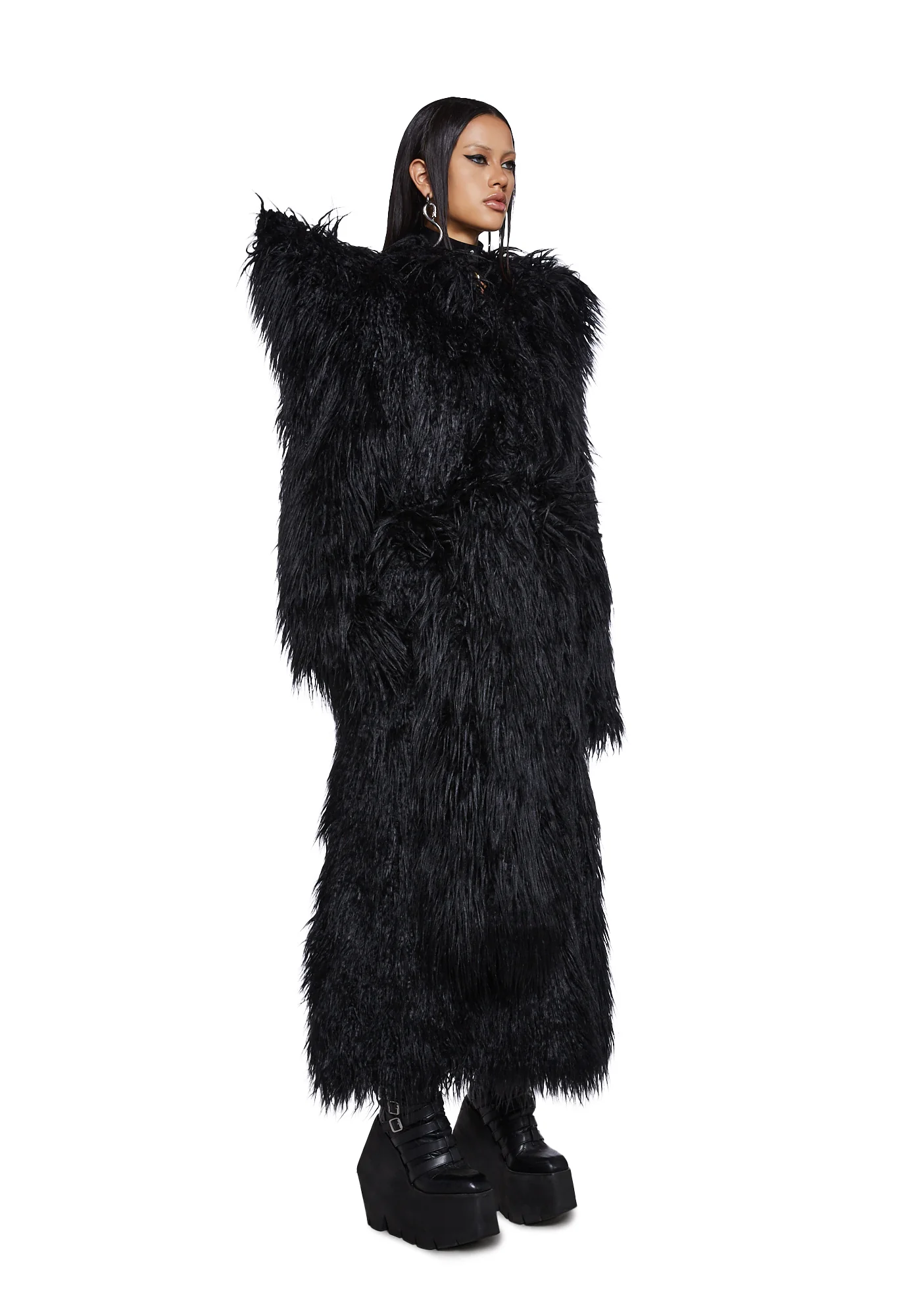 Doomsday Faux Fur Coat - Image 3