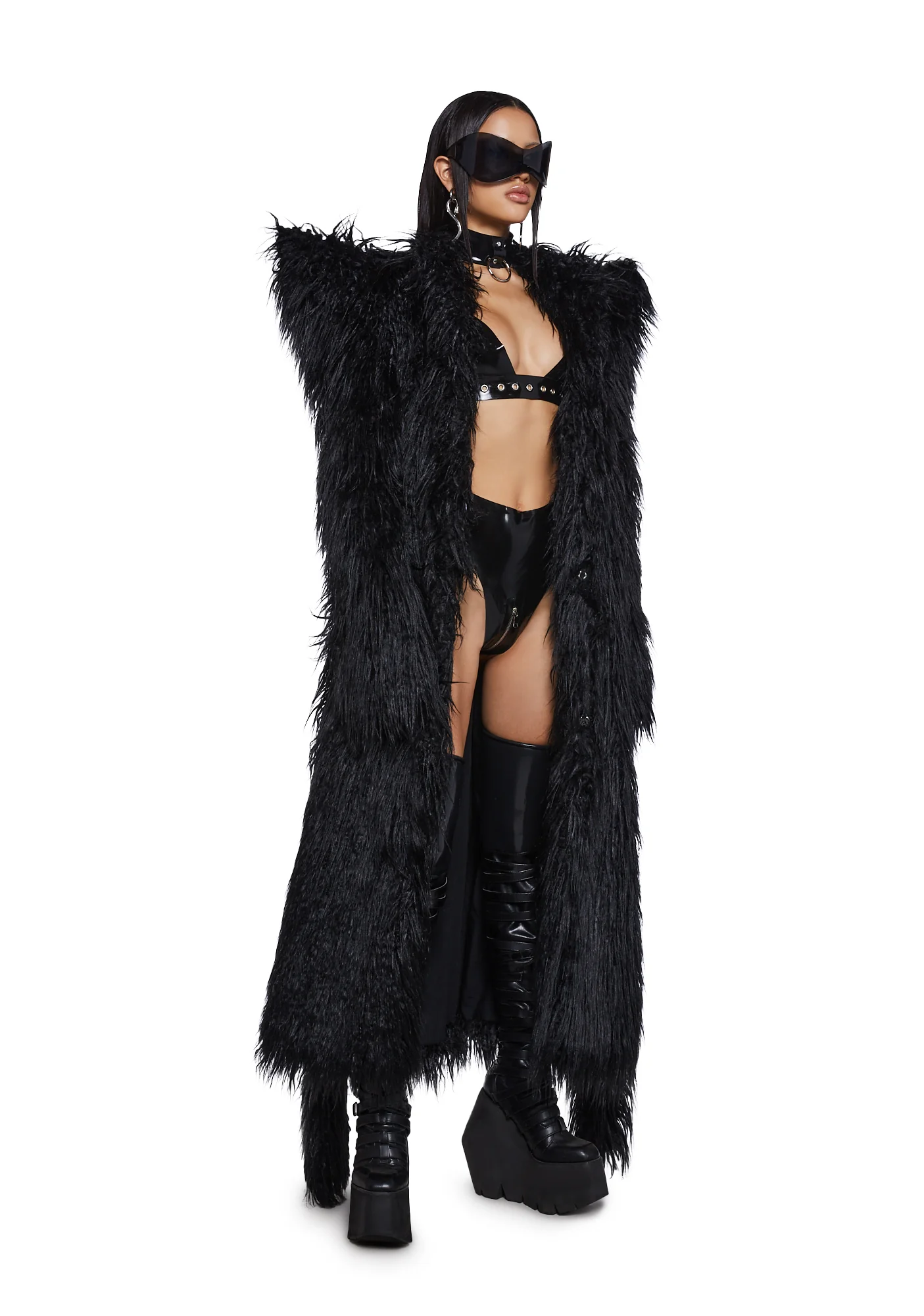 Doomsday Faux Fur Coat - Image 5