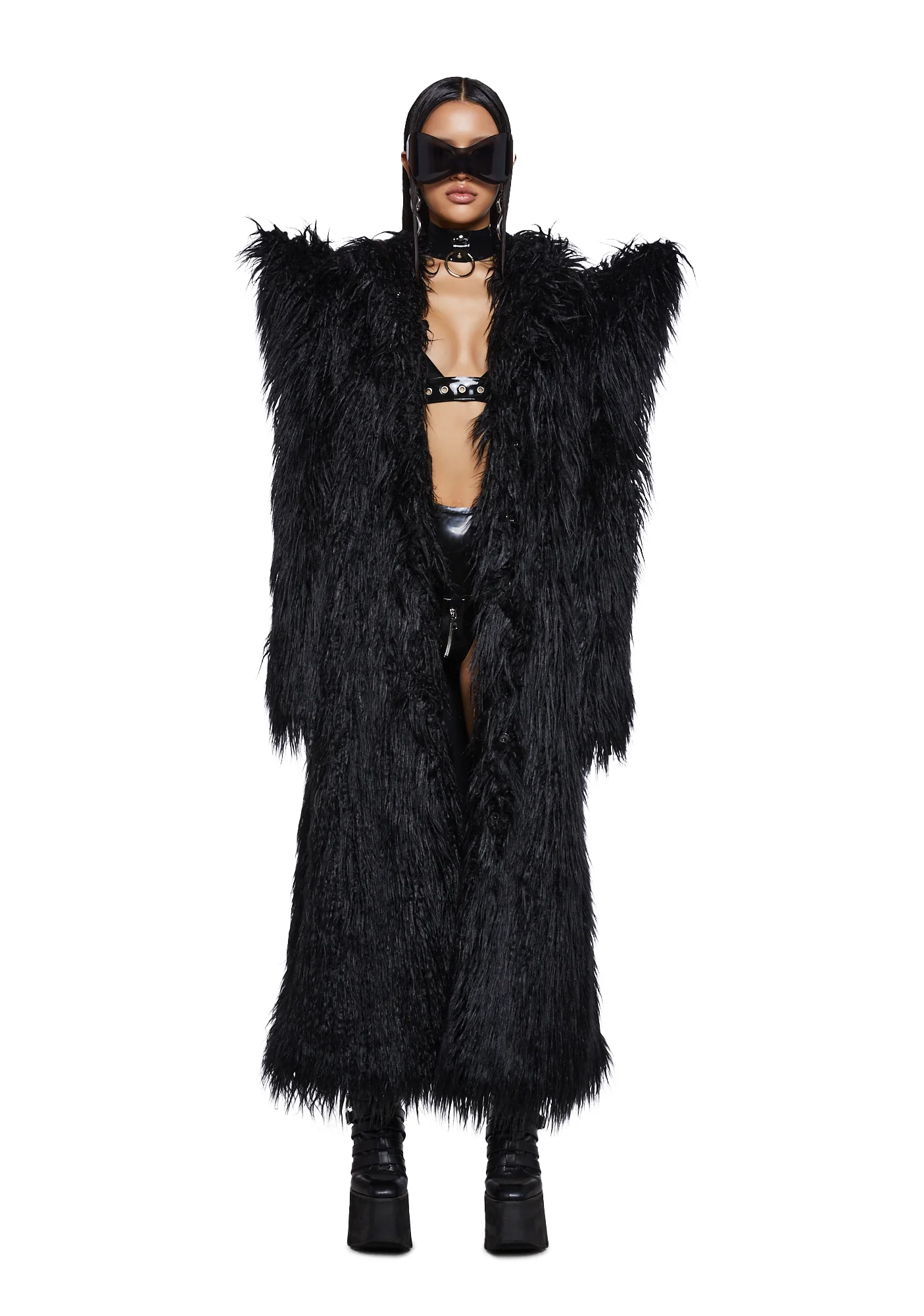 Doomsday Faux Fur Coat - Image 6