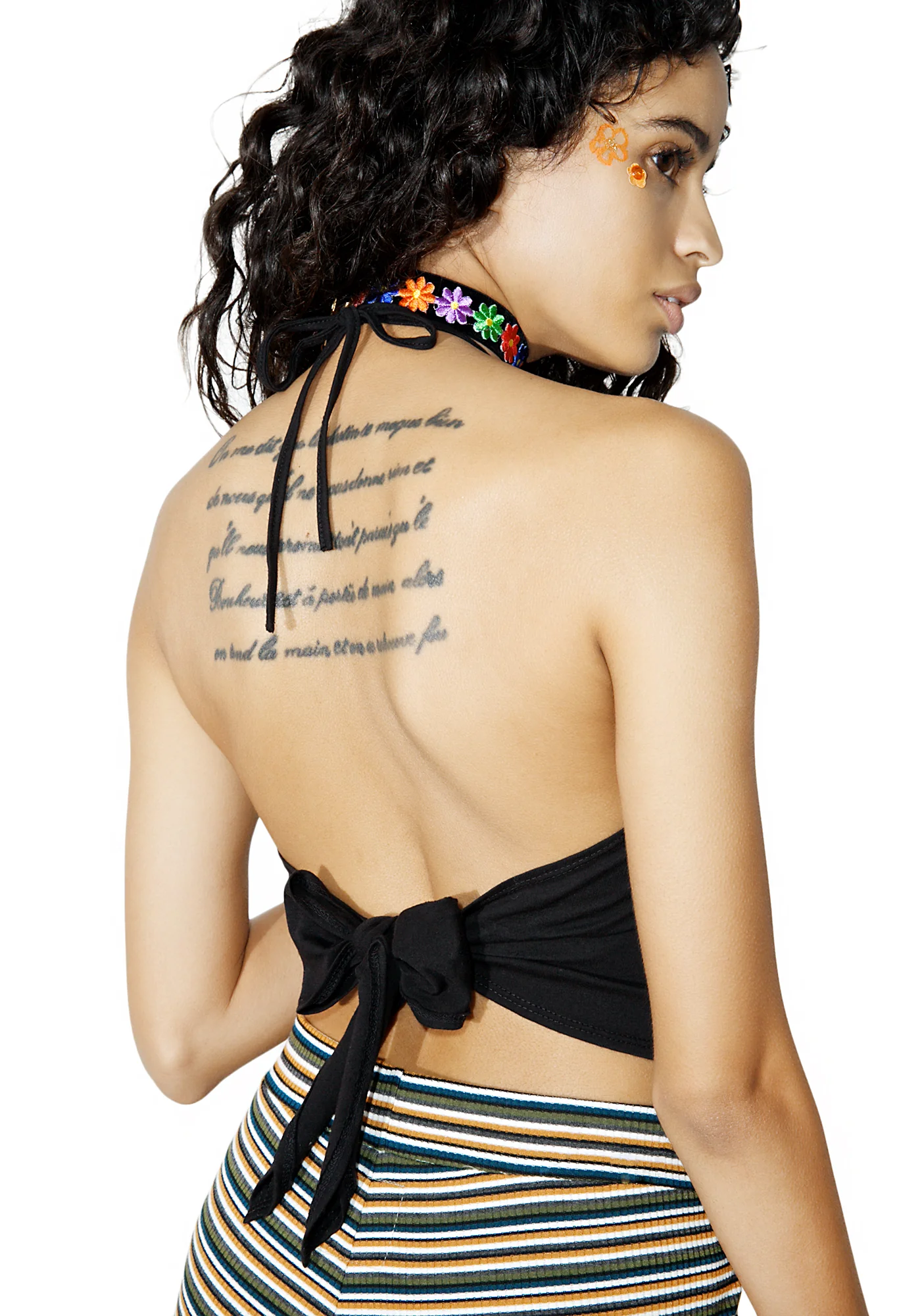 Double Flame Crop Top - Image 4
