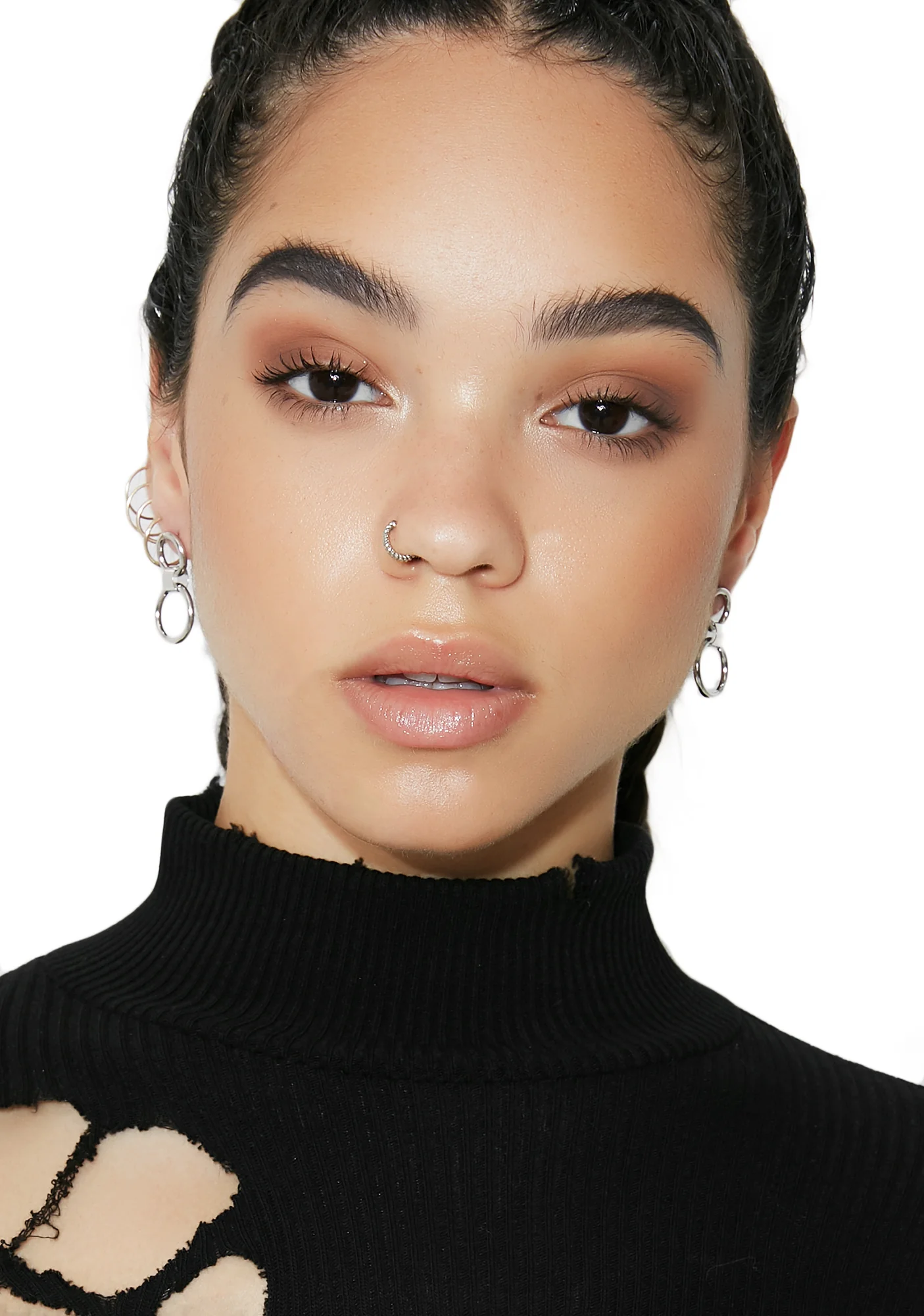 Double Up Circle Earrings - Image 4