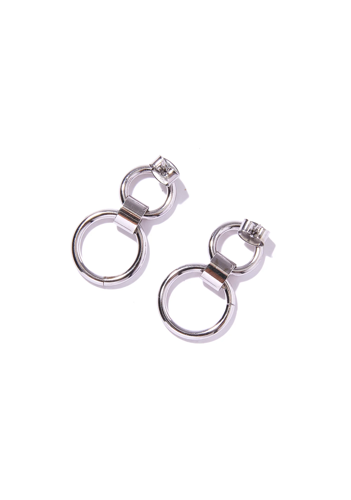 Double Up Circle Earrings - Image 5