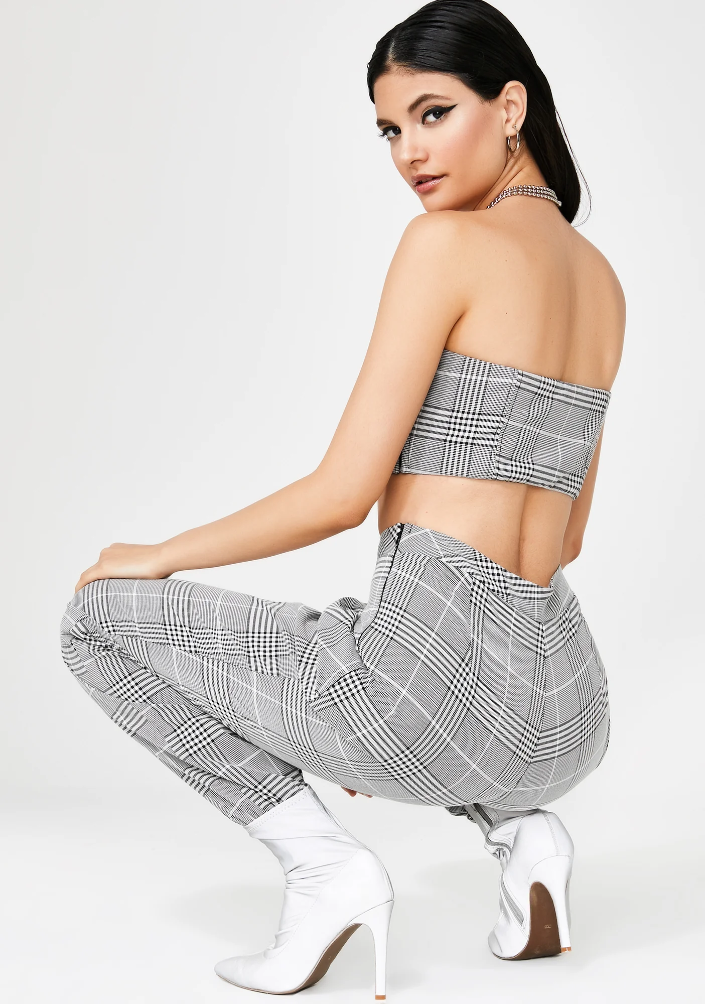 Down To Bizzness Plaid Set - Image 4