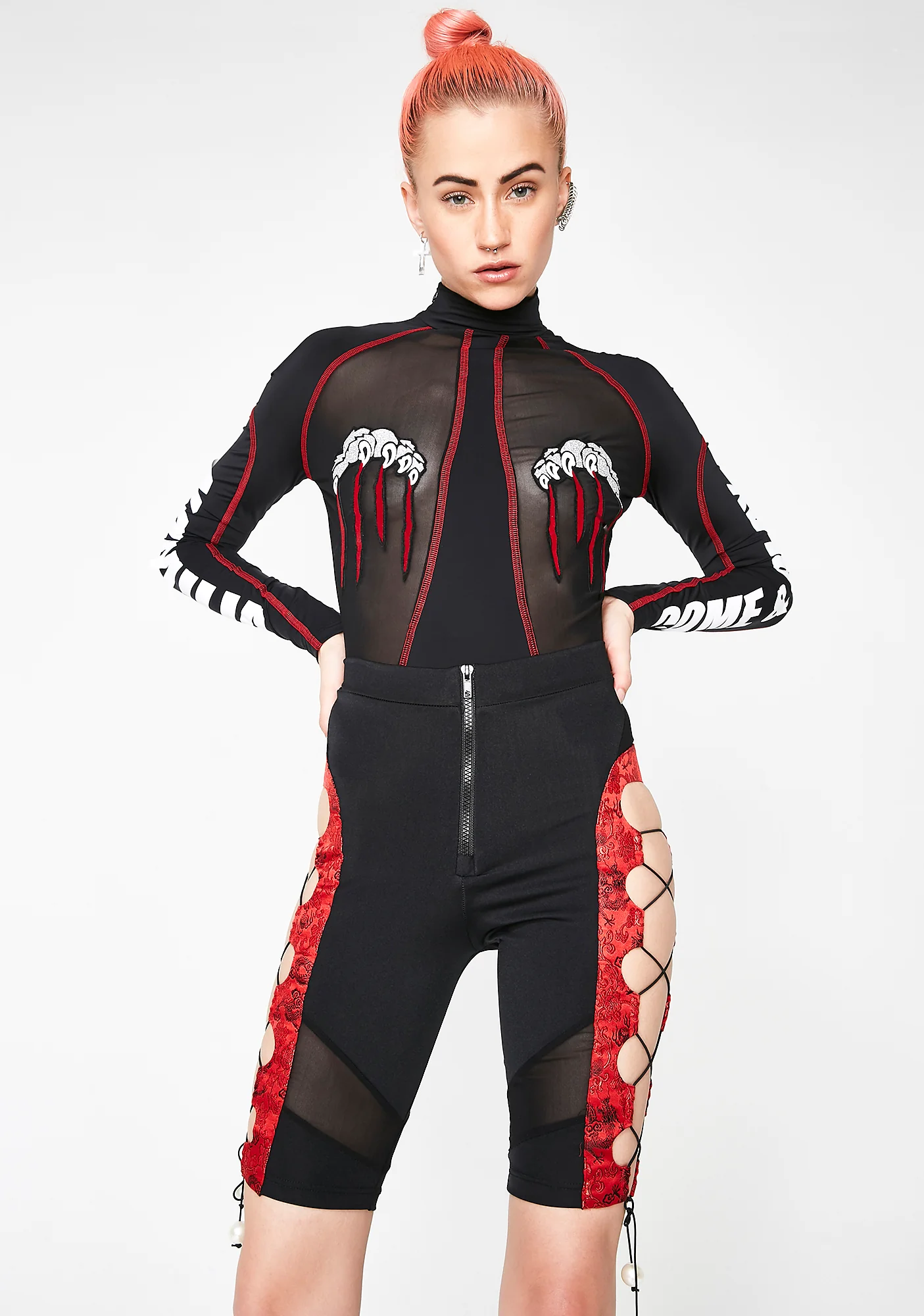 Dragon Brocade Shorts - Image 2