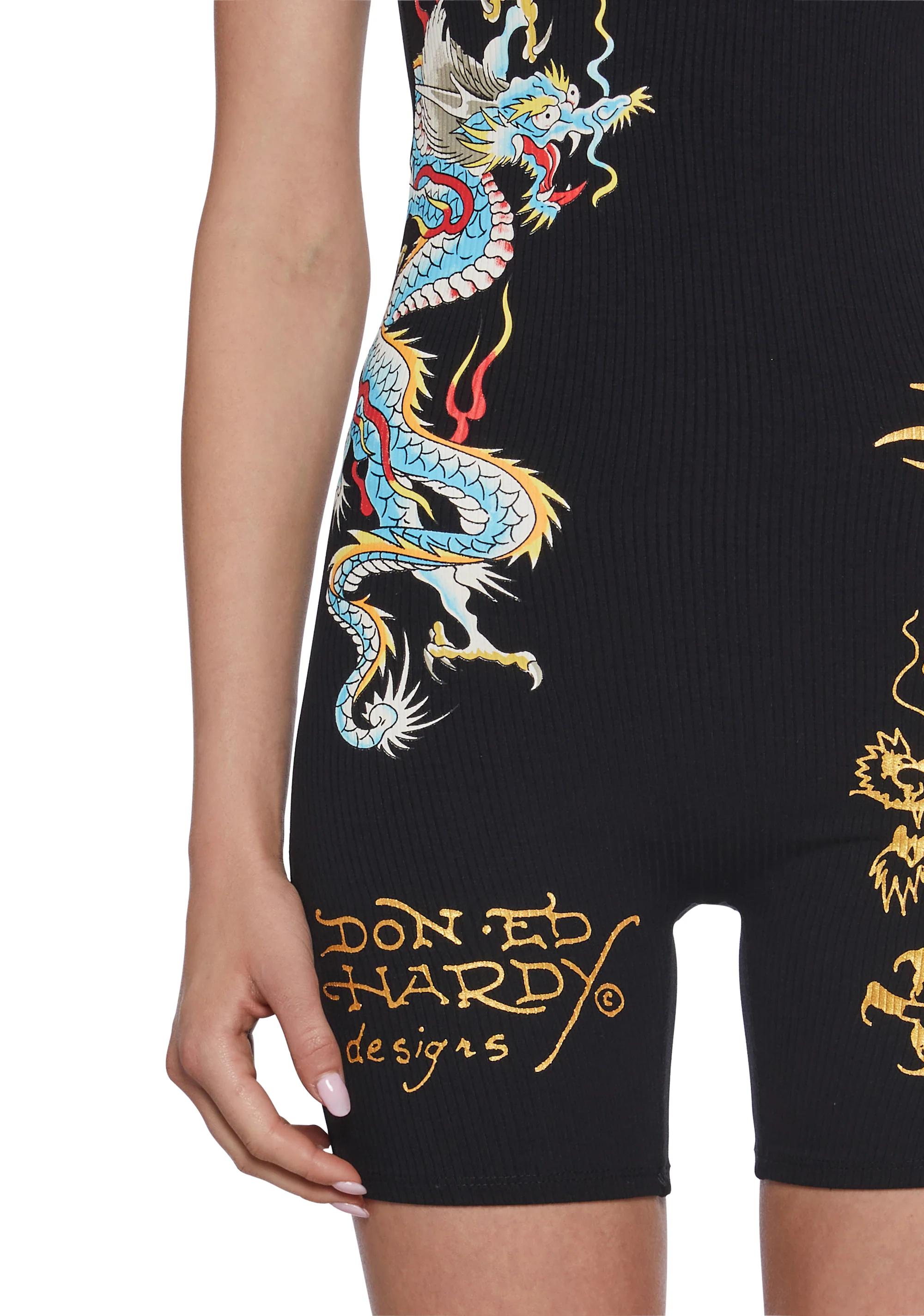 Dragon Ribbed Tube Romper - Image 6