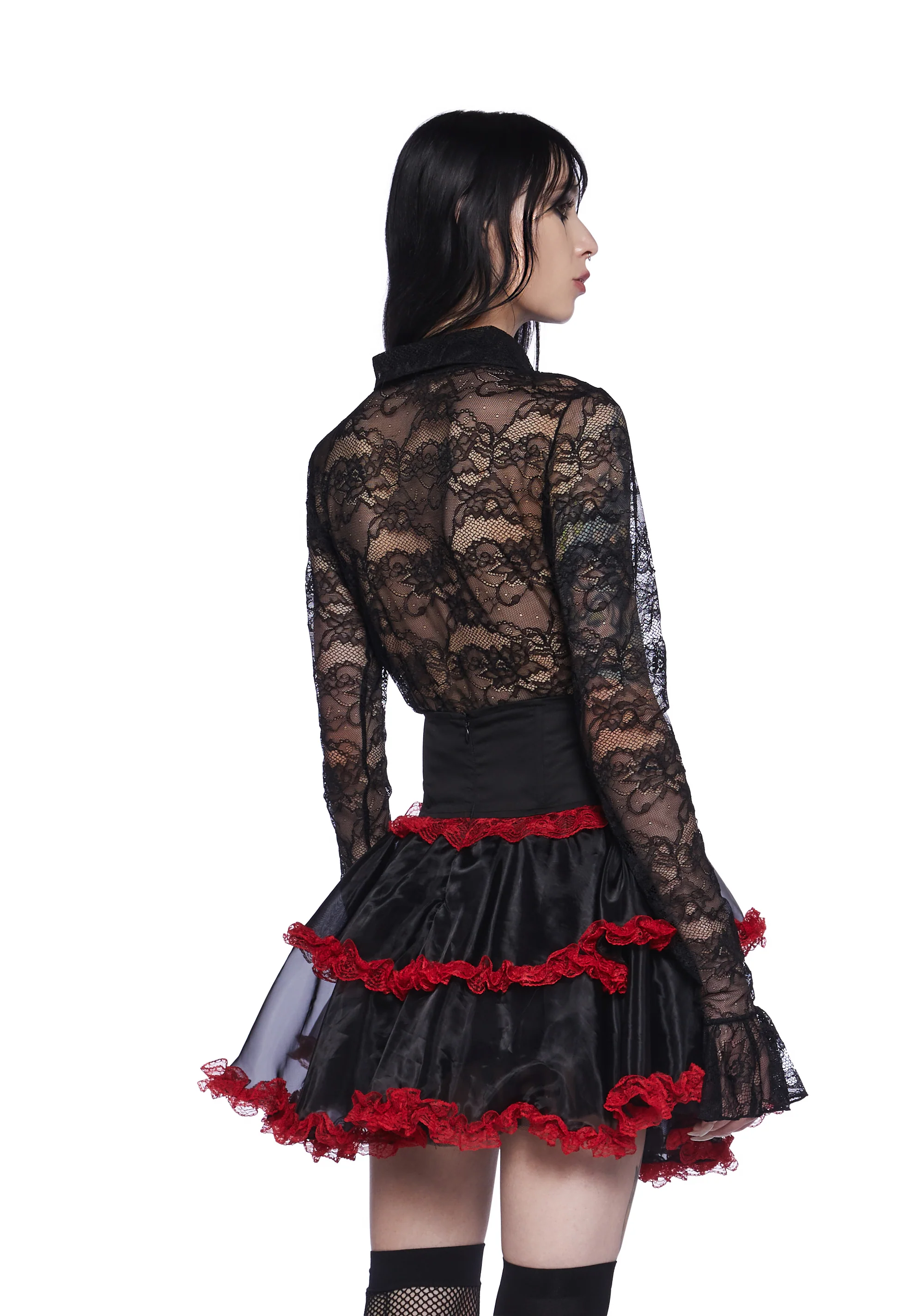 Dreaded Delight Lace Top - Image 2