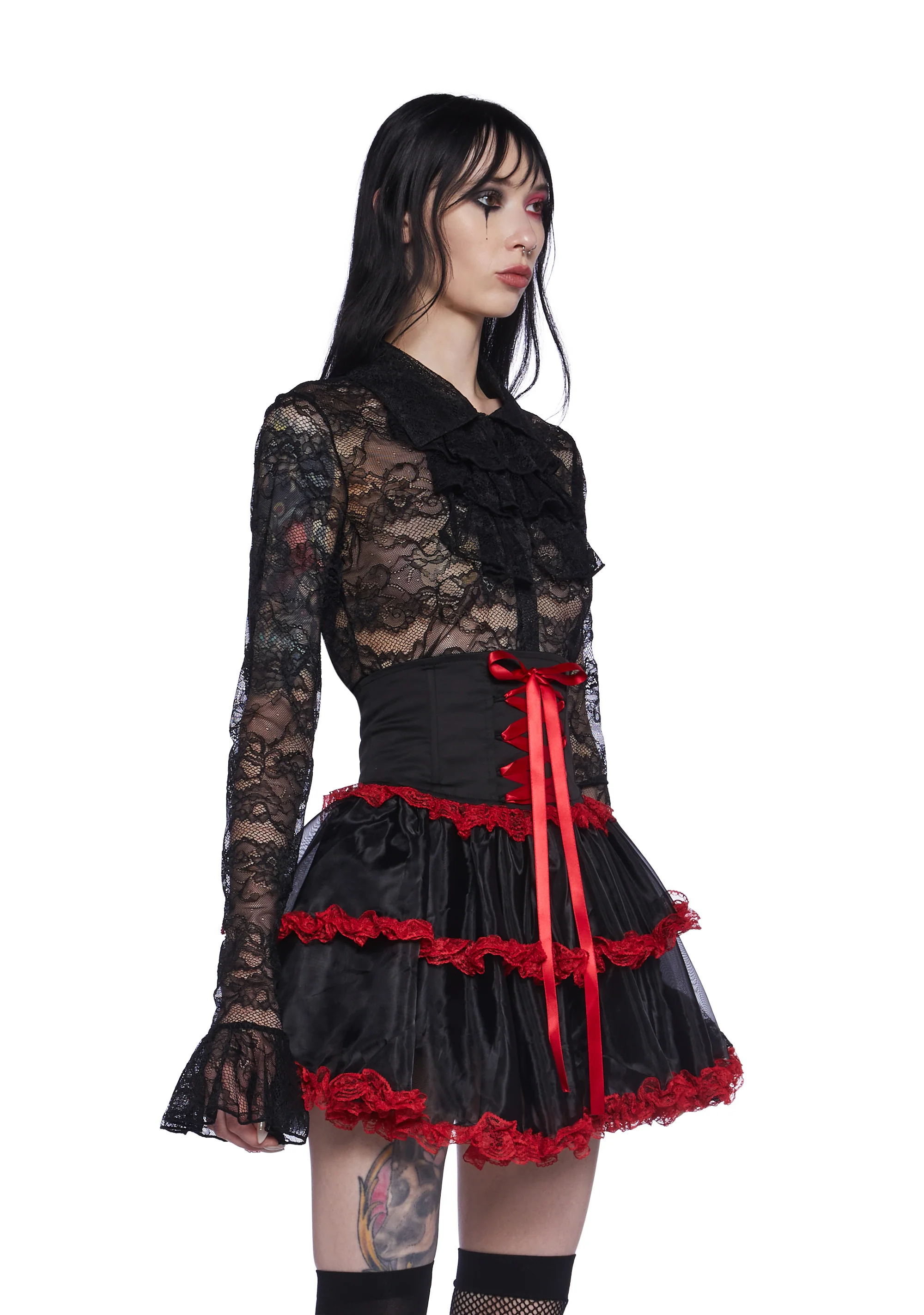 Dreaded Delight Lace Top - Image 4