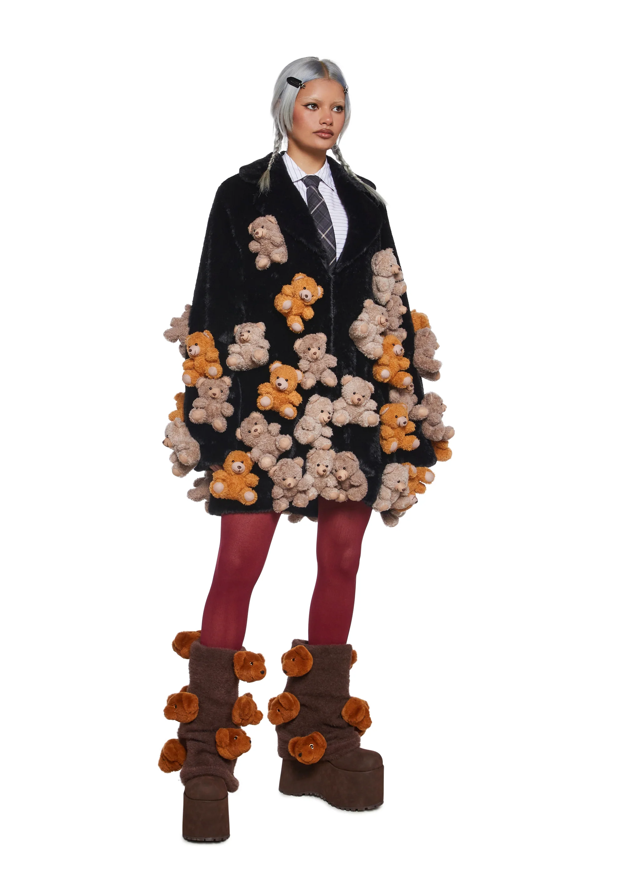 Bear With Me Faux Fur Coat - Image 2