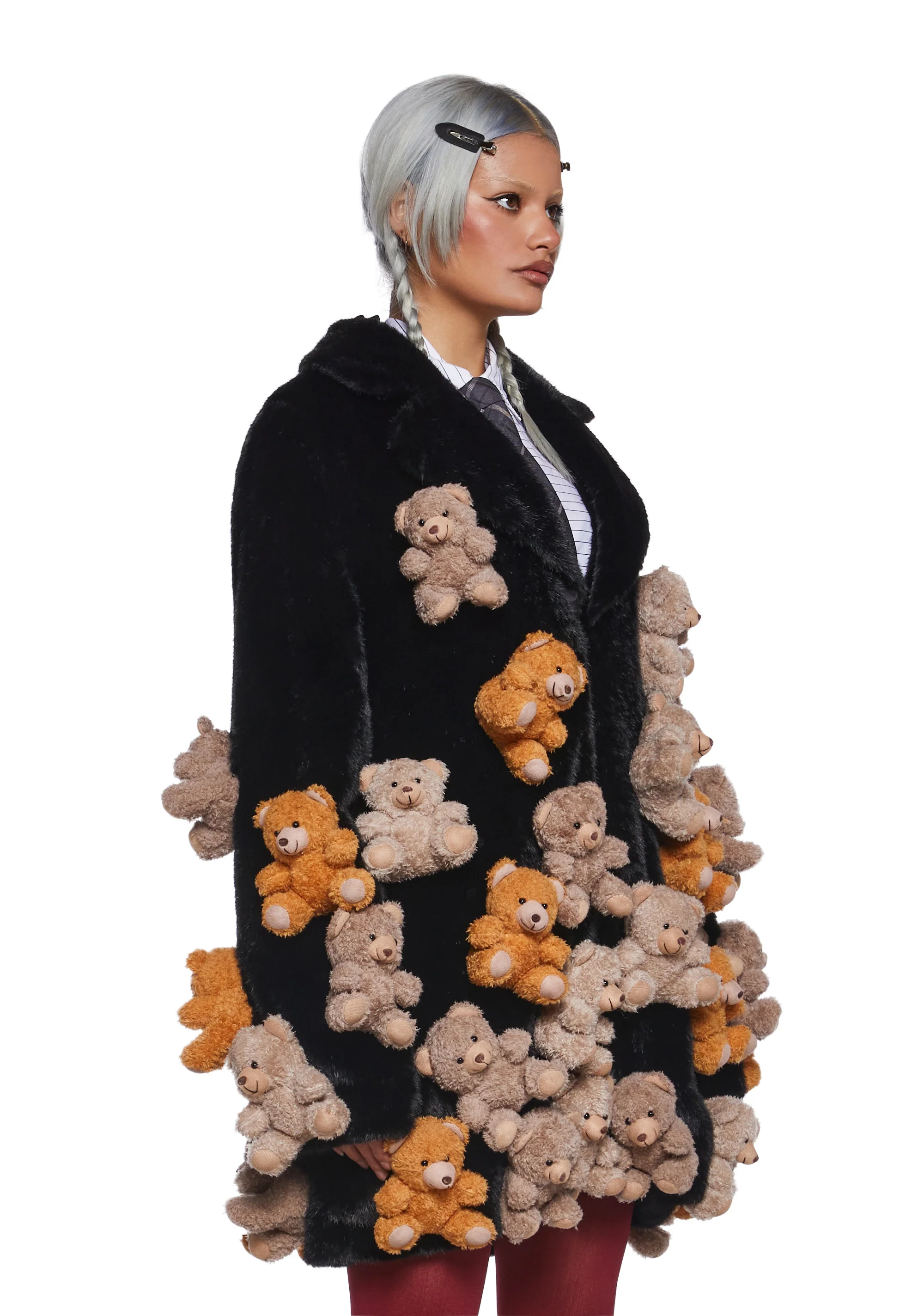 Bear With Me Faux Fur Coat - Image 3
