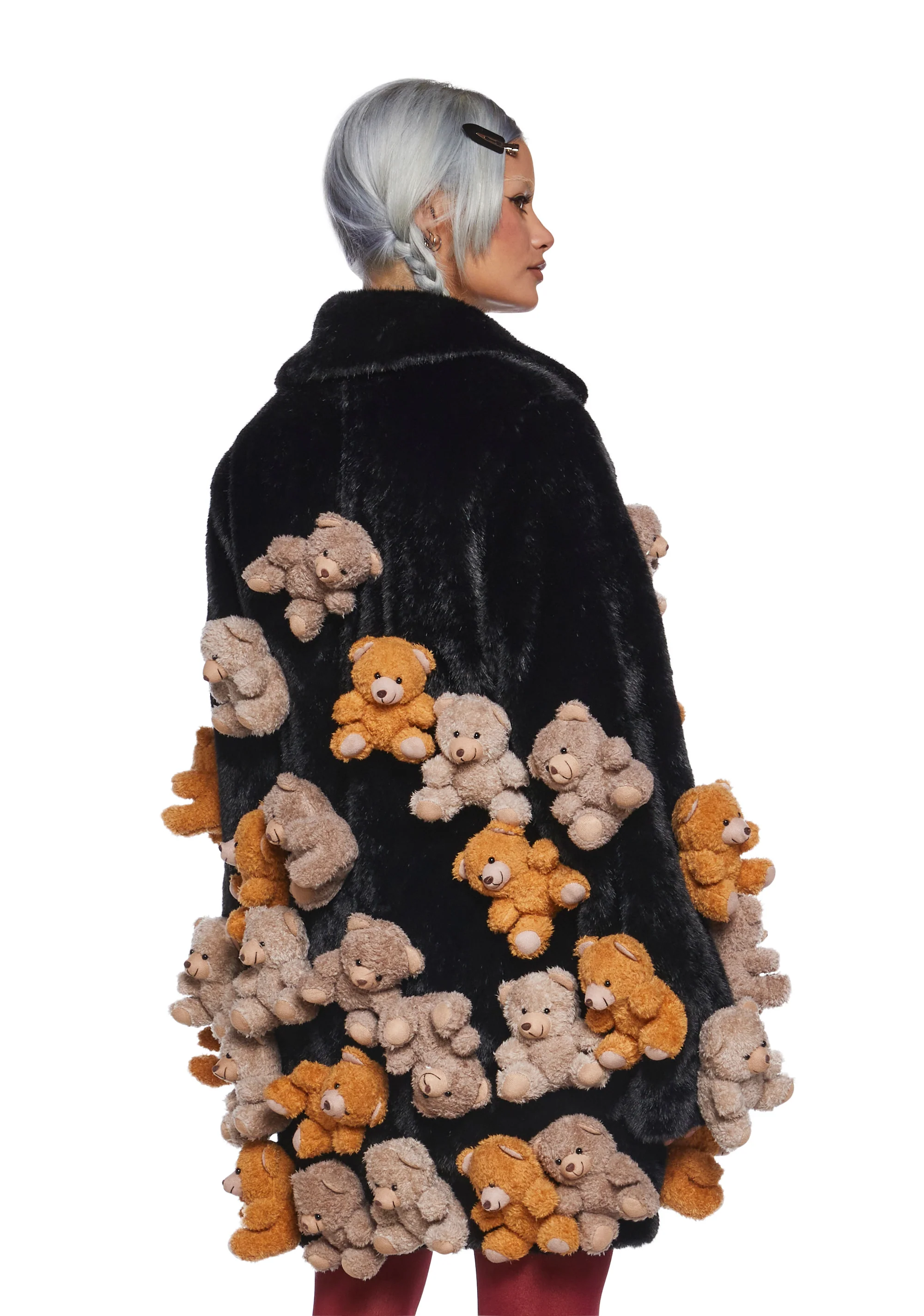 Bear With Me Faux Fur Coat - Image 4