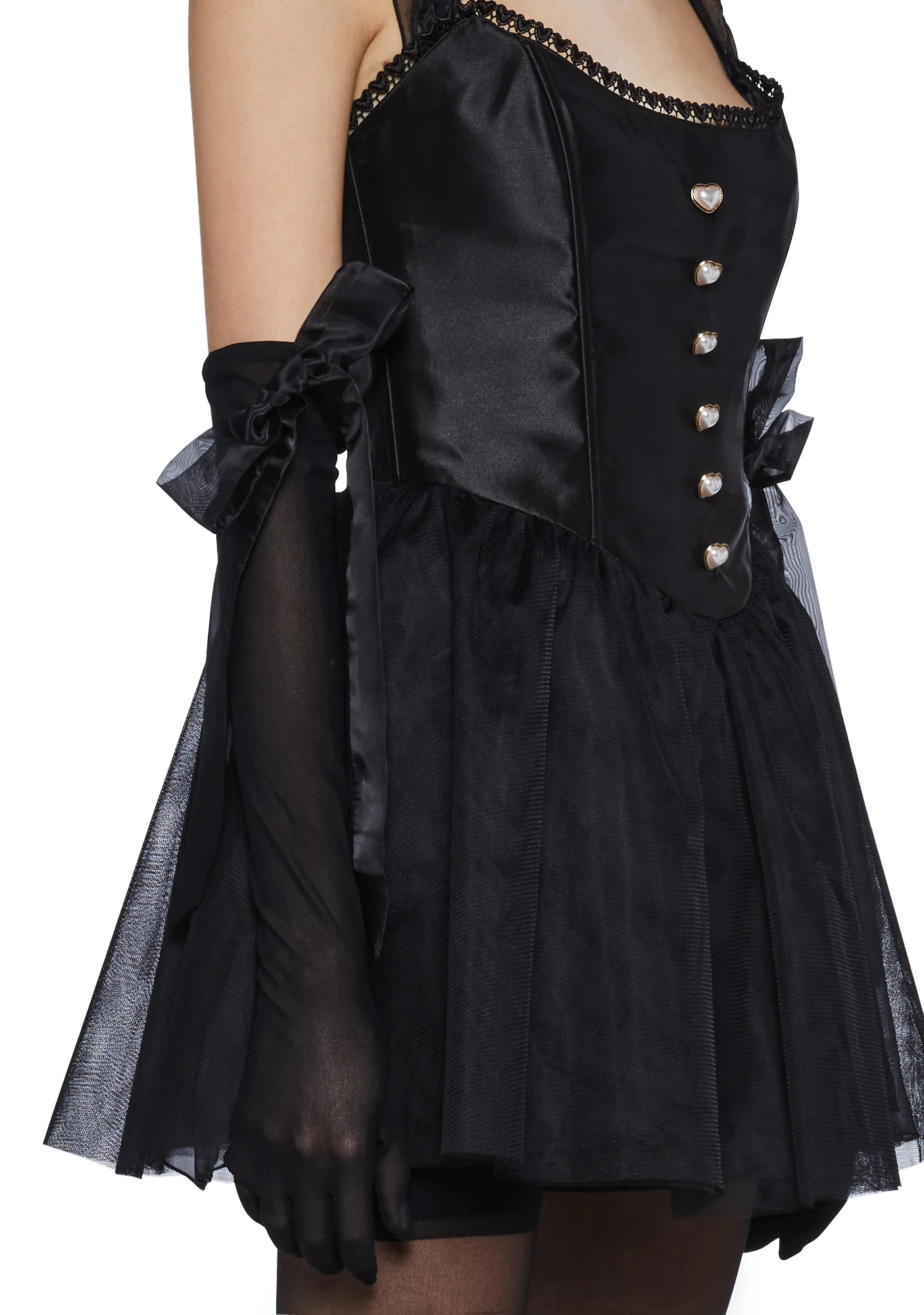 Dream Of You Mini Dress - Black - Image 6