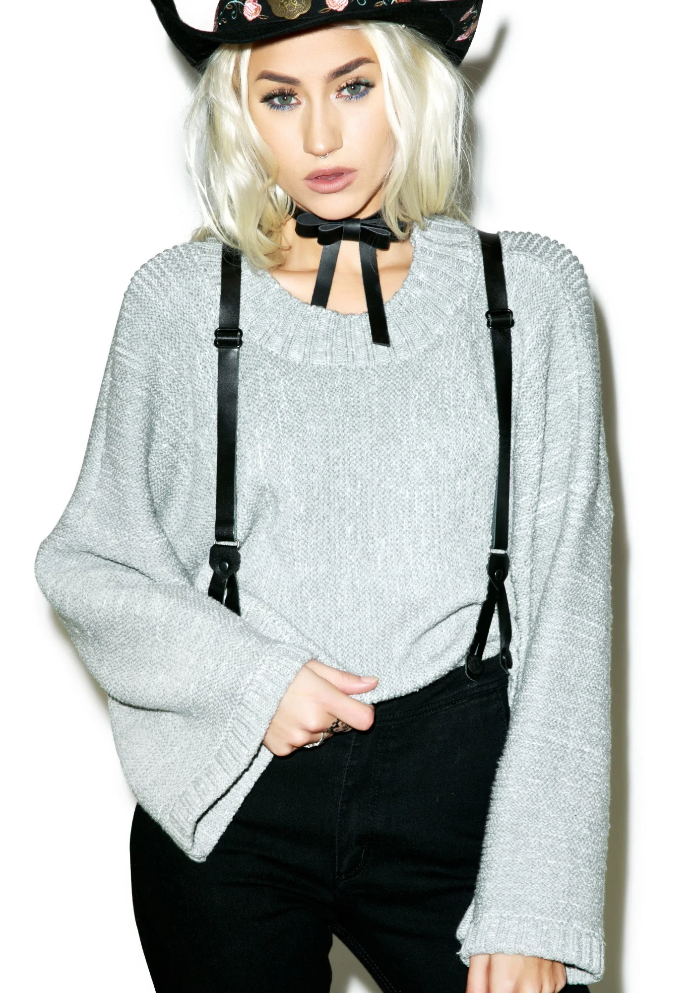 Dreamweaver Hand Knit Sweater - Gray - Image 10