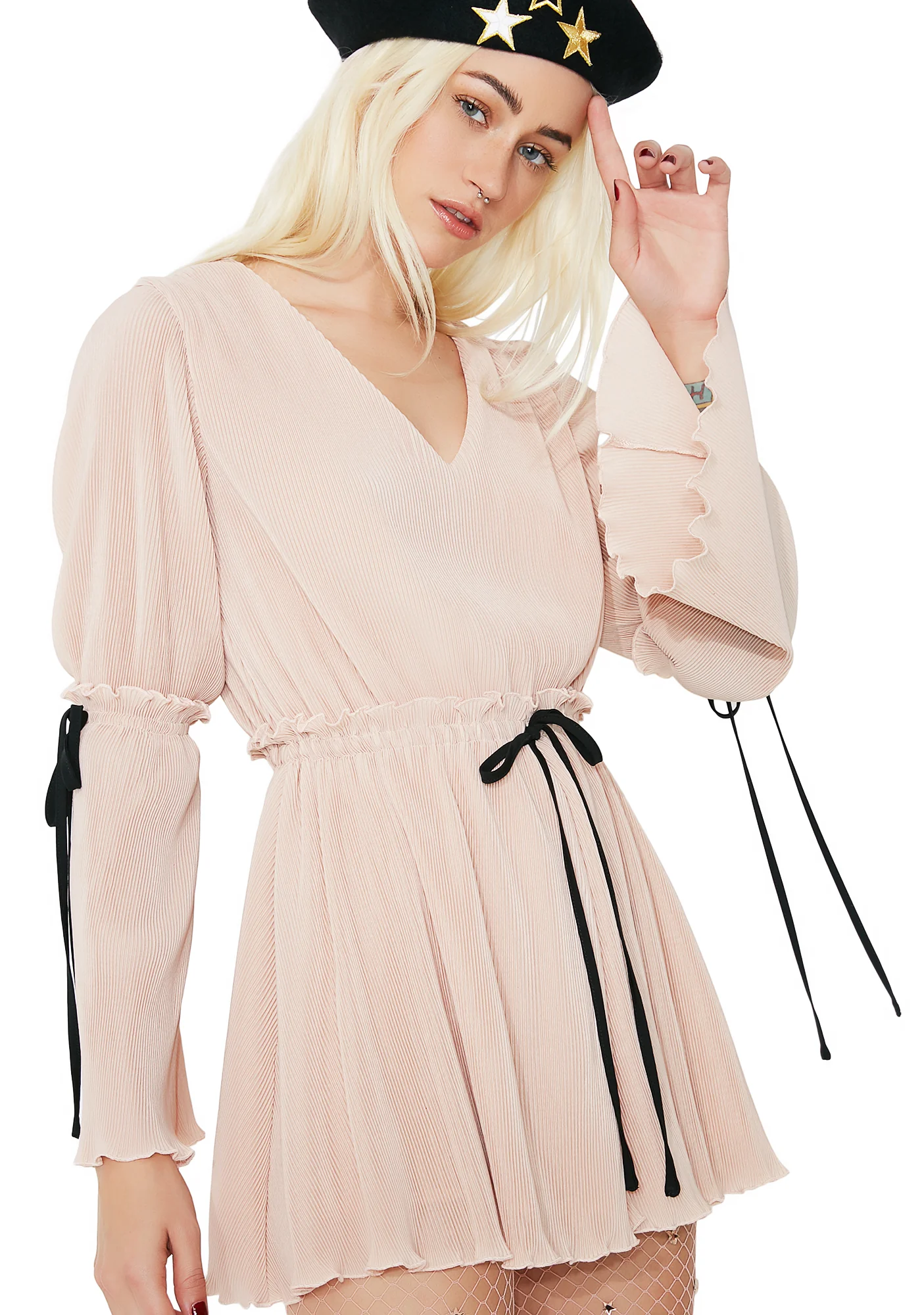 Dreamy Darling Tie Romper - Image 2