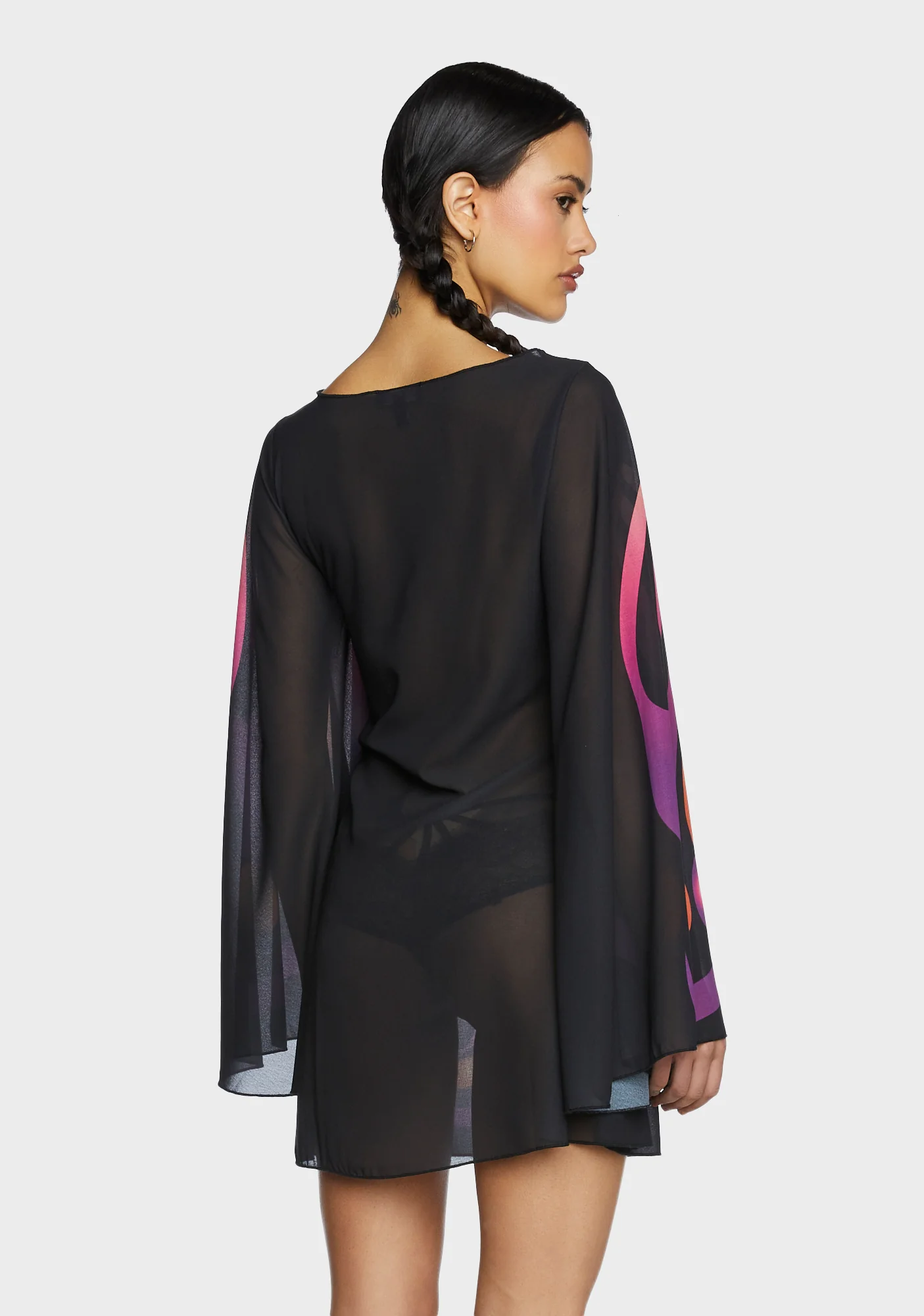 Driftin' Away Mini Dress - Image 4