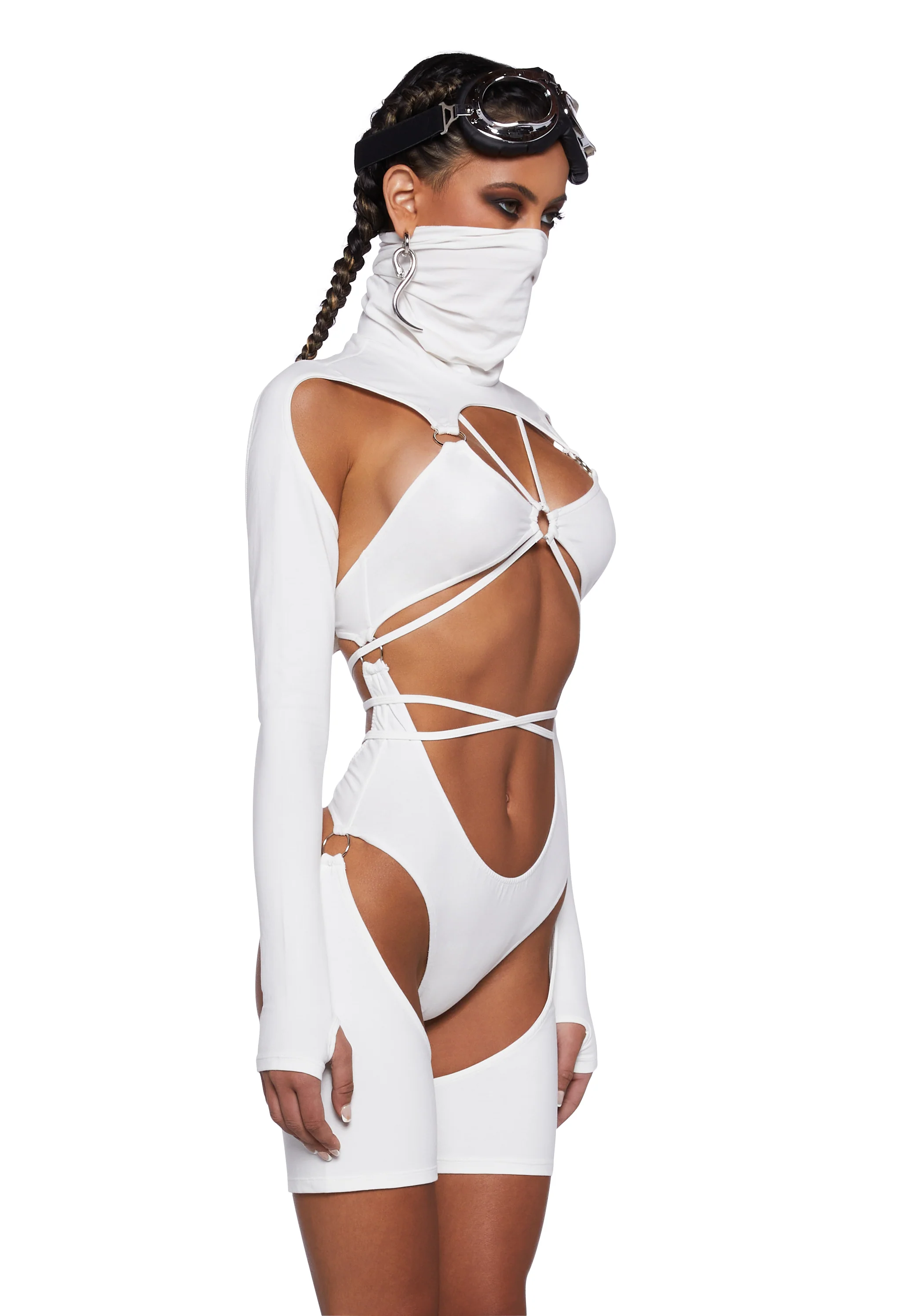 Drifting Guardian Cut-Out Romper - Image 3