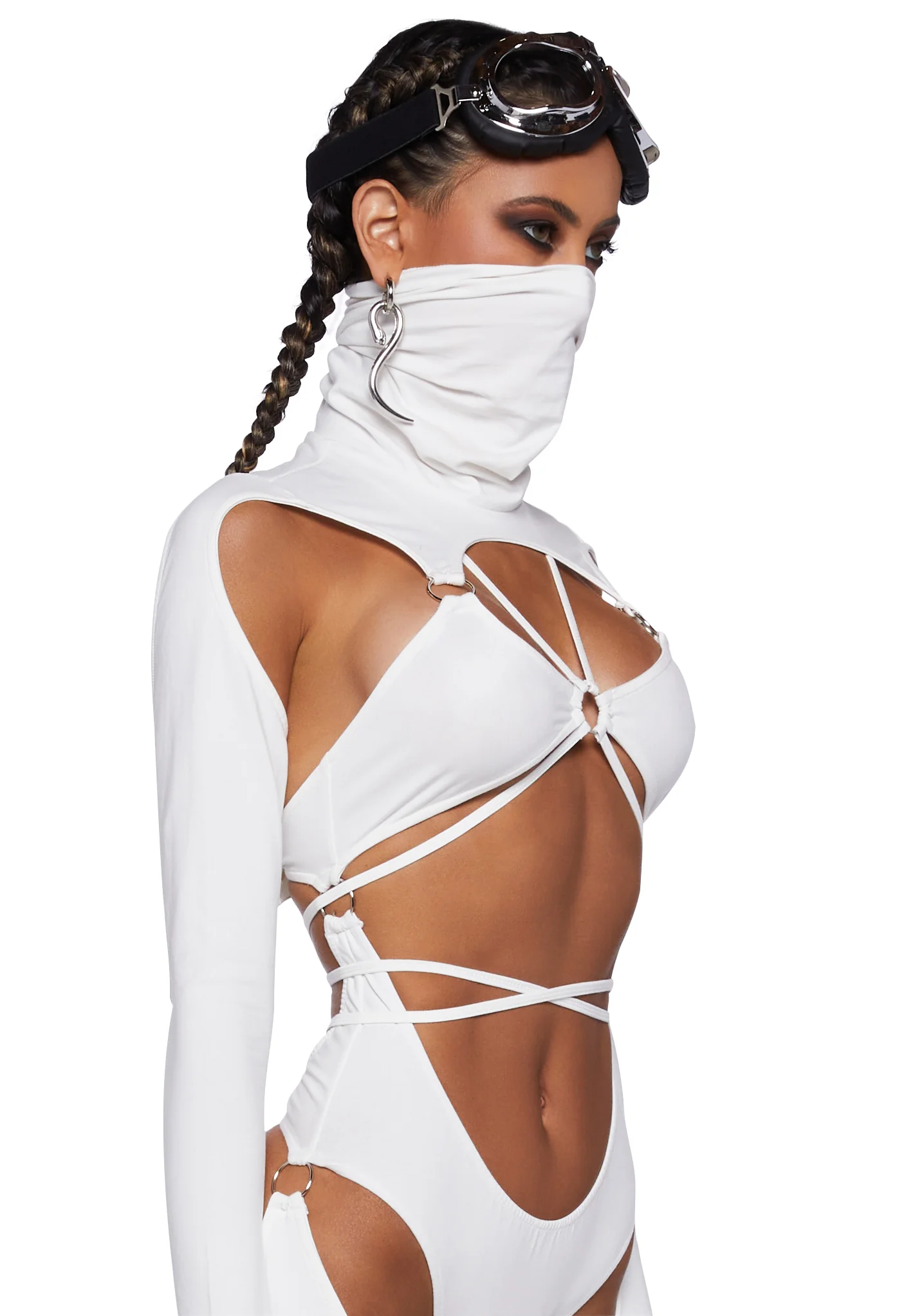 Drifting Guardian Cut-Out Romper - Image 5
