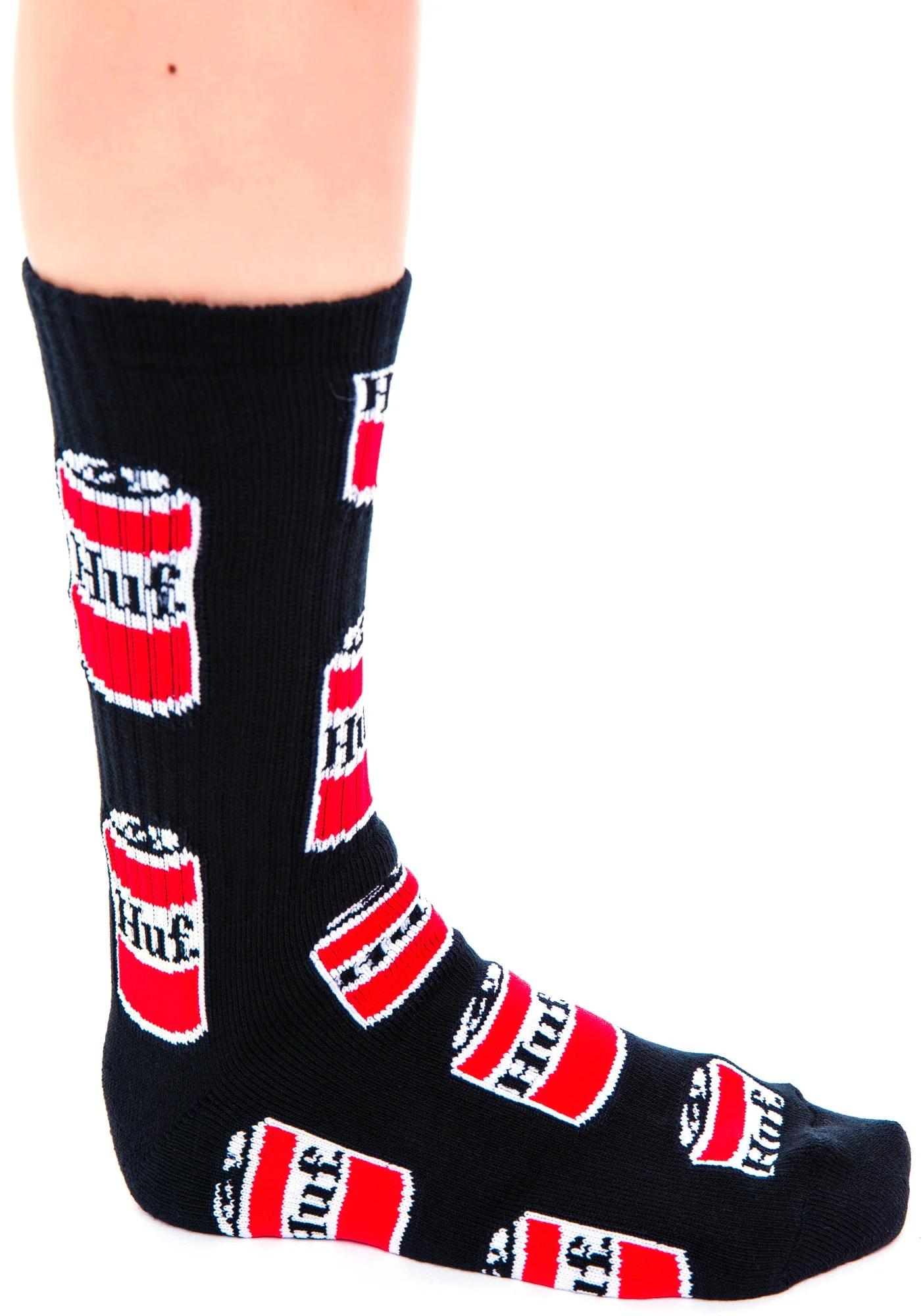 Drink Up Crew Sock - Black - Image 4