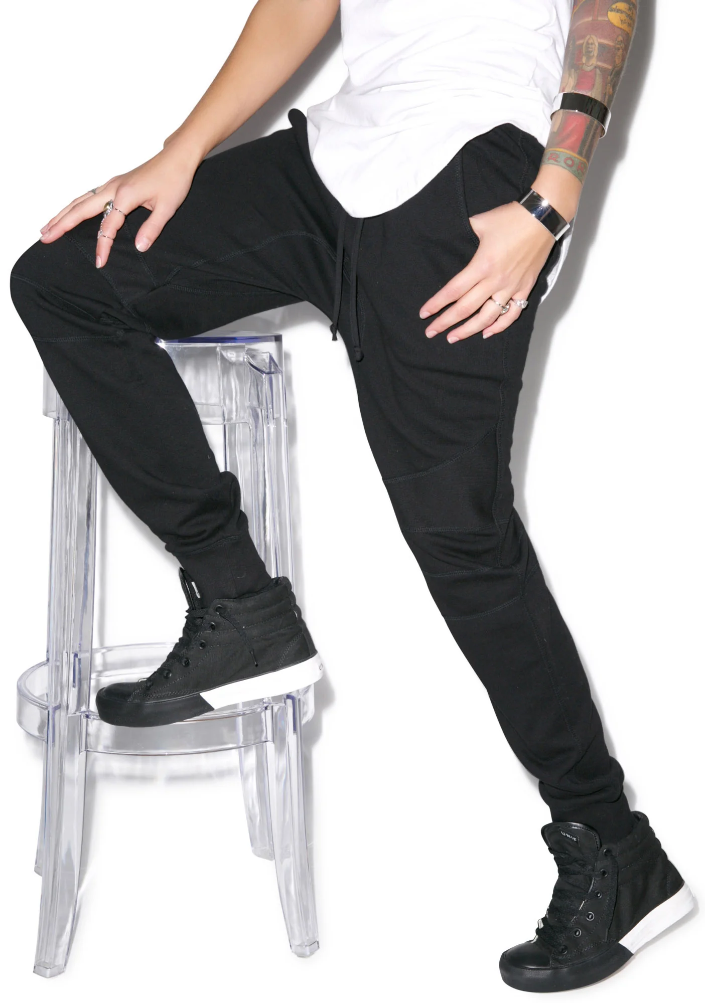 Drop Crotch Biker Pant - Image 4