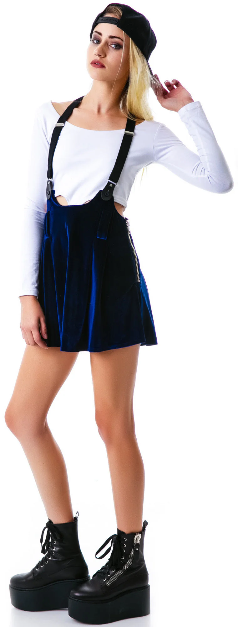Dropout Skirt - Blue - Image 9