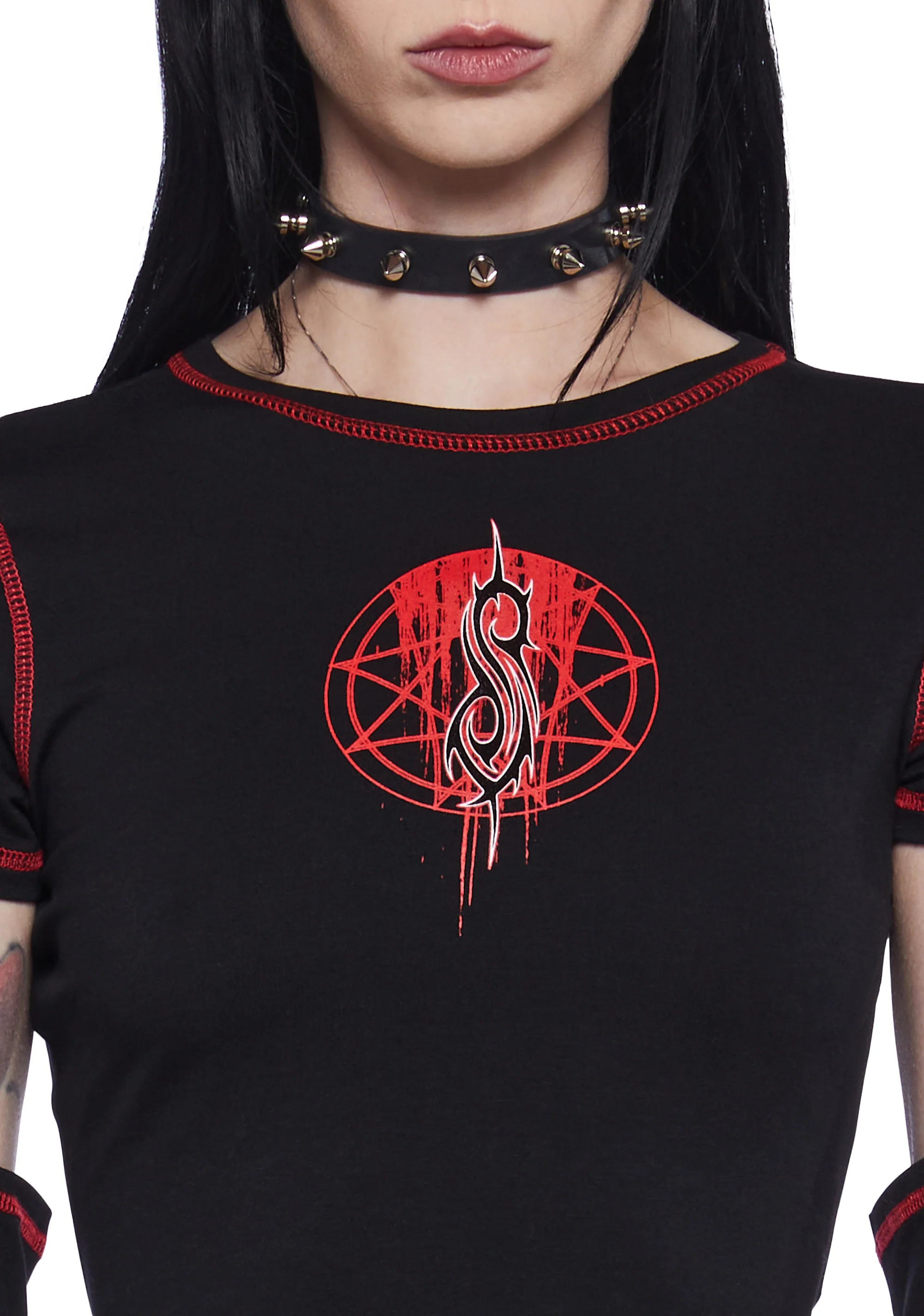 Duality Graphic Tee With Removable Sleeves - Image 7