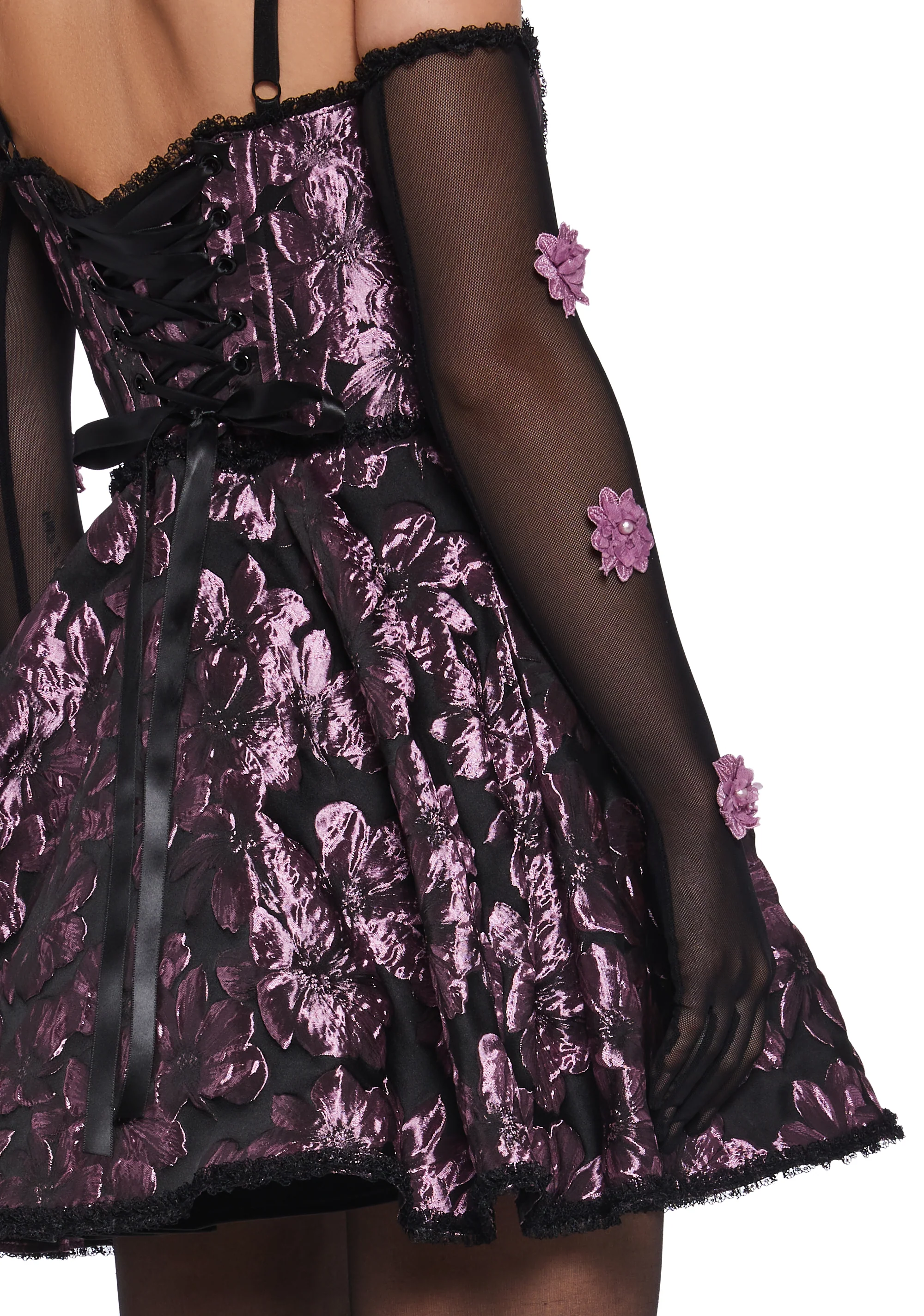 Duchess Dramatics Mini Dress And Glove Set - Image 6