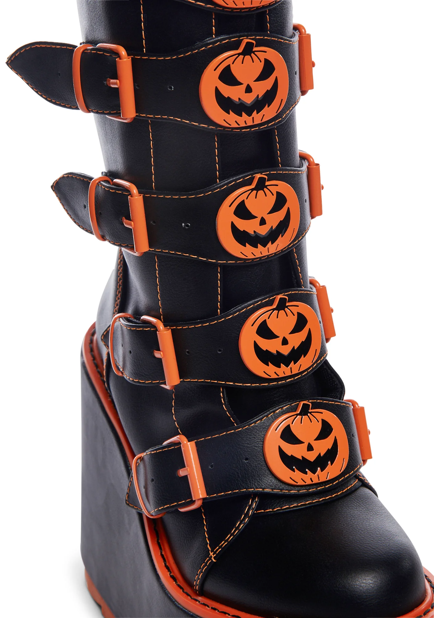 Dune Jack O'Lantern Platform Boots - Image 2