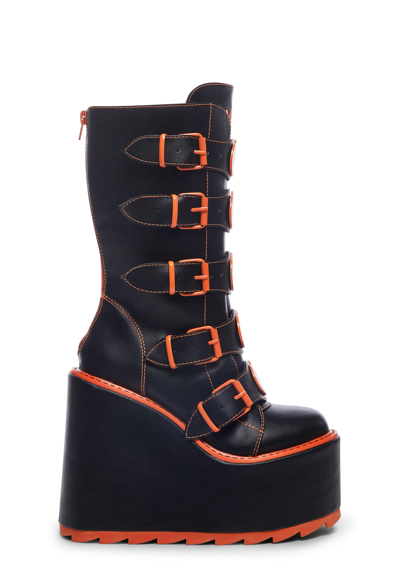 Dune Jack O'Lantern Platform Boots - Image 3